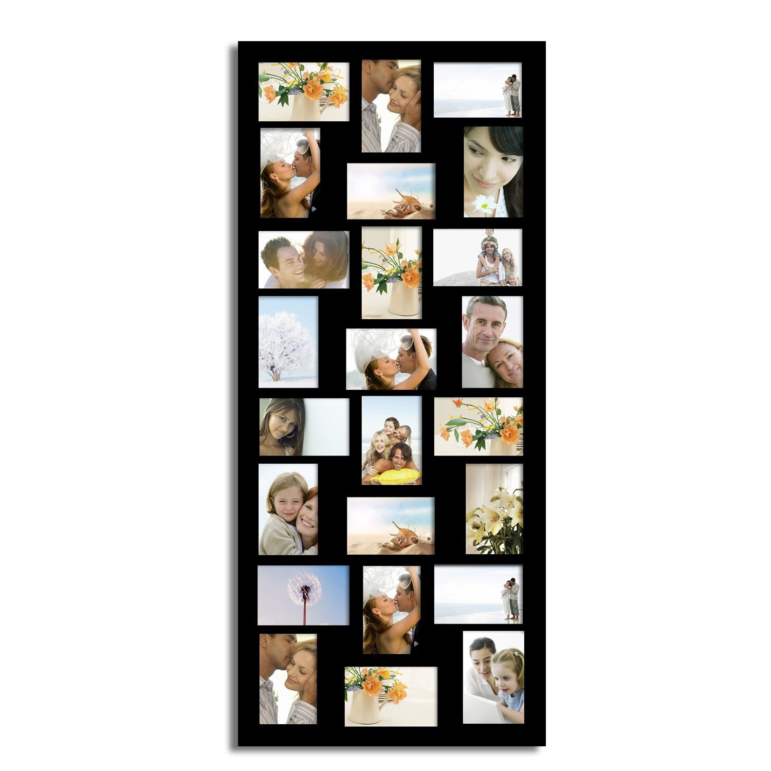 AdecoTrading 24 Opening Wood Wall Hanging Picture Frame & Reviews Wayfair