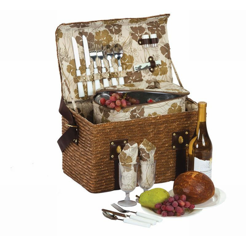 Picnic Plus by Spectrum Westport 2 Person Picnic Basket with Insulated