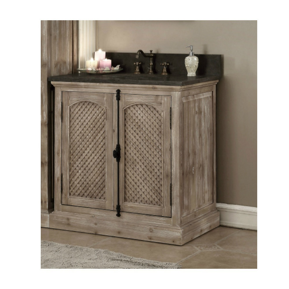 Infurniture Wk Series 37 Single Bathroom Vanity Set With Linen Infurniture Wk Series 37 Quot Single Bathroom Vanity Set With Linen Tower