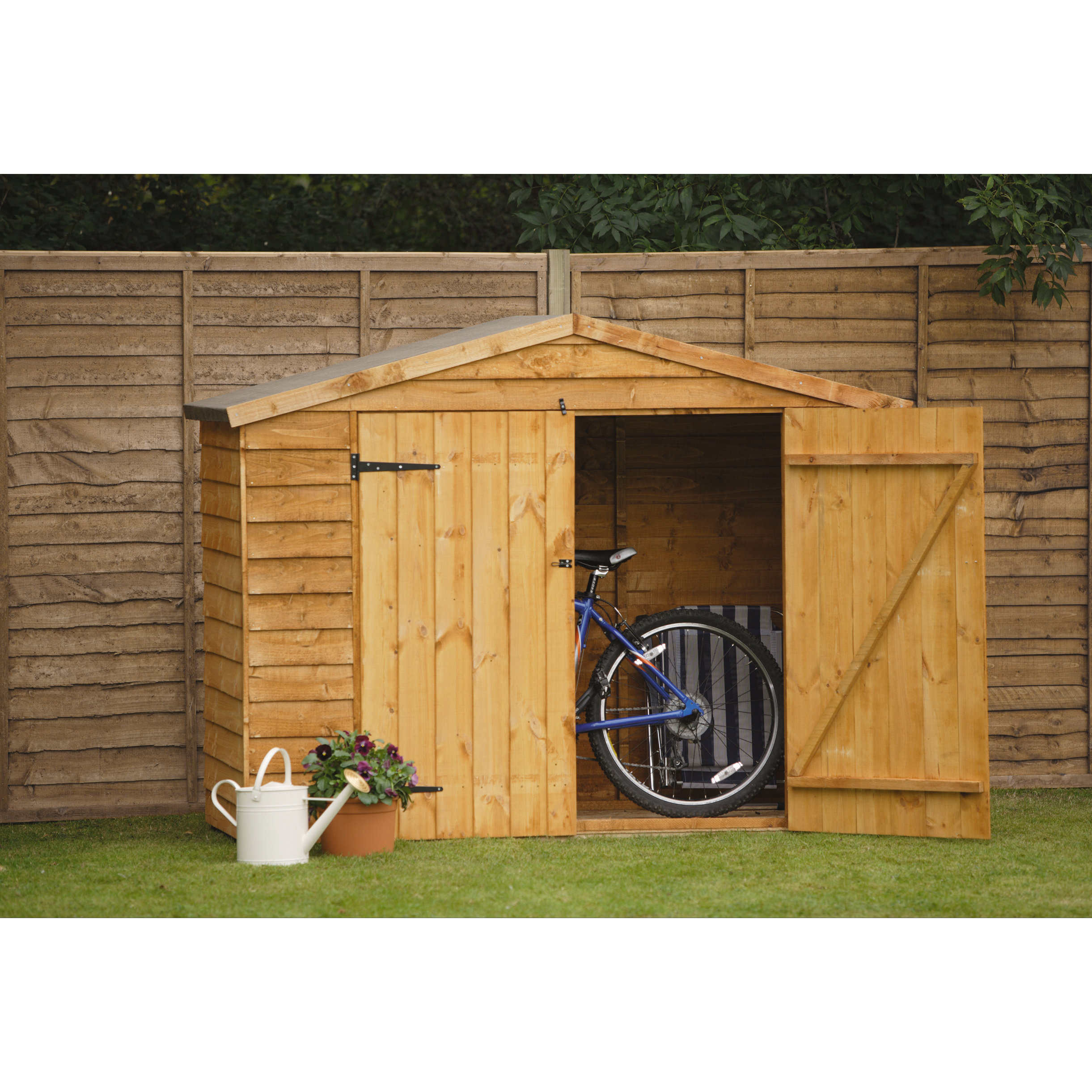 Forest Garden 6 x 3 Wooden Bike Shed &amp; Reviews | Wayfair UK