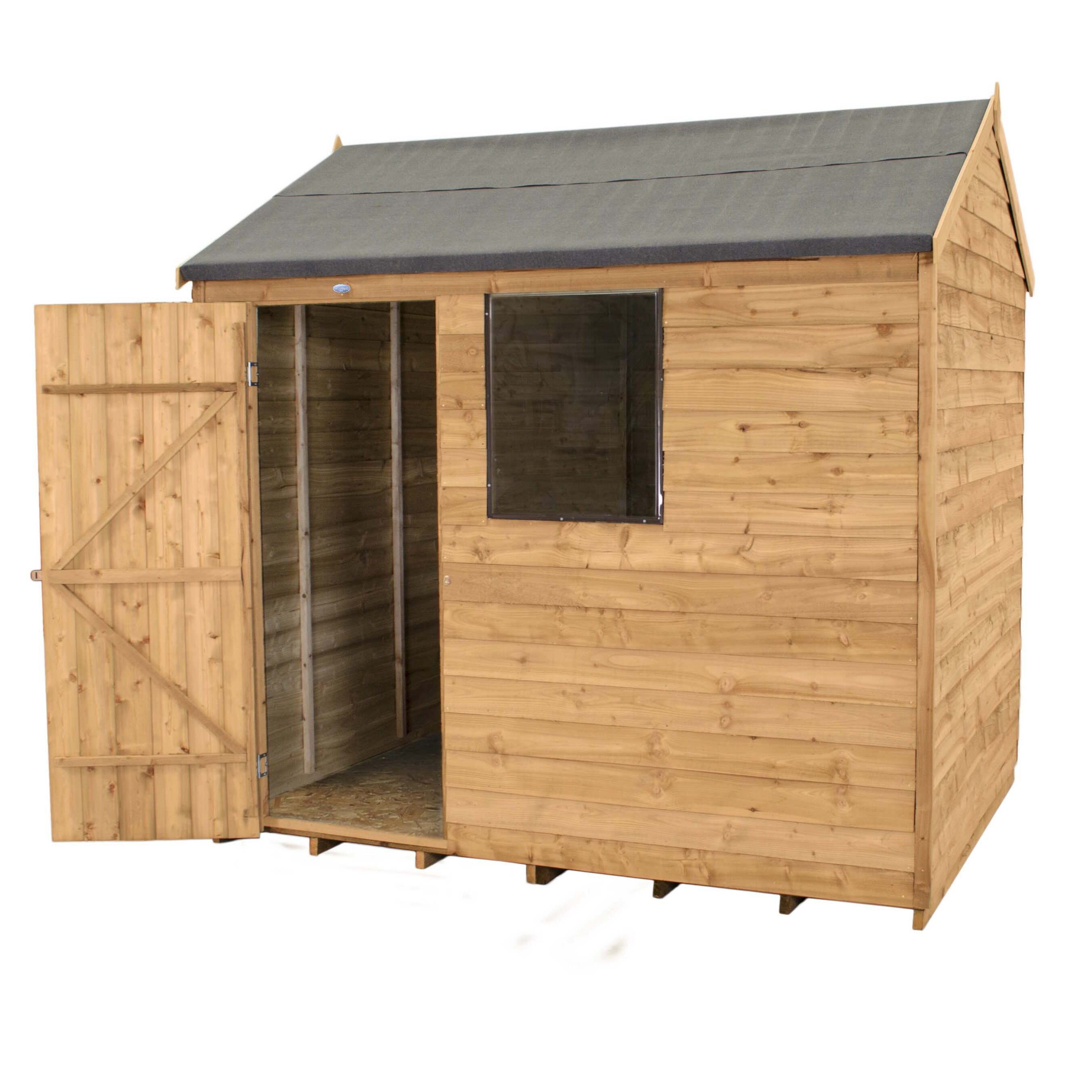 forest garden 8 x 6 wooden storage shed wayfair uk