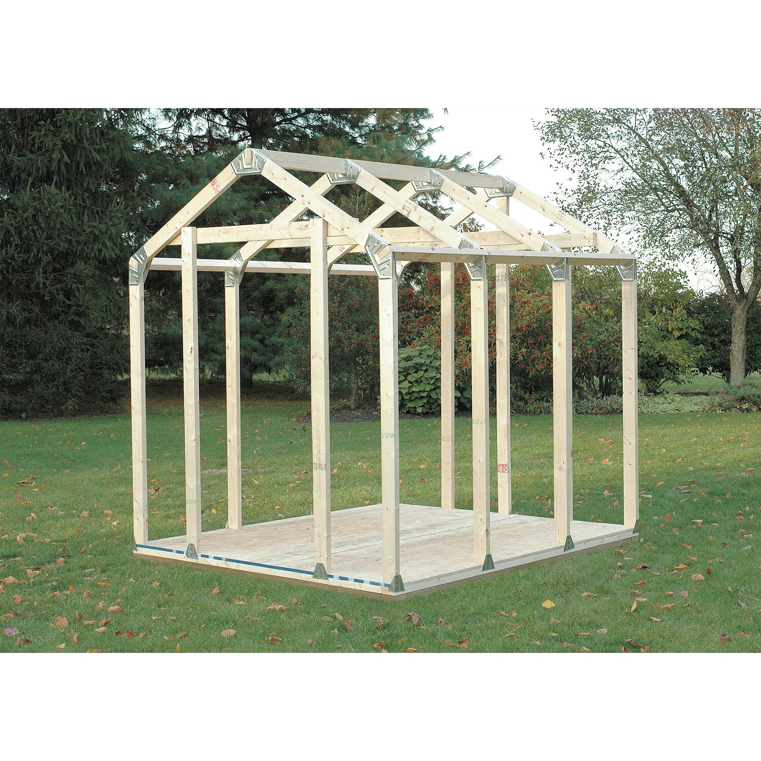 2x4 basics peak roof shed kit & reviews wayfair