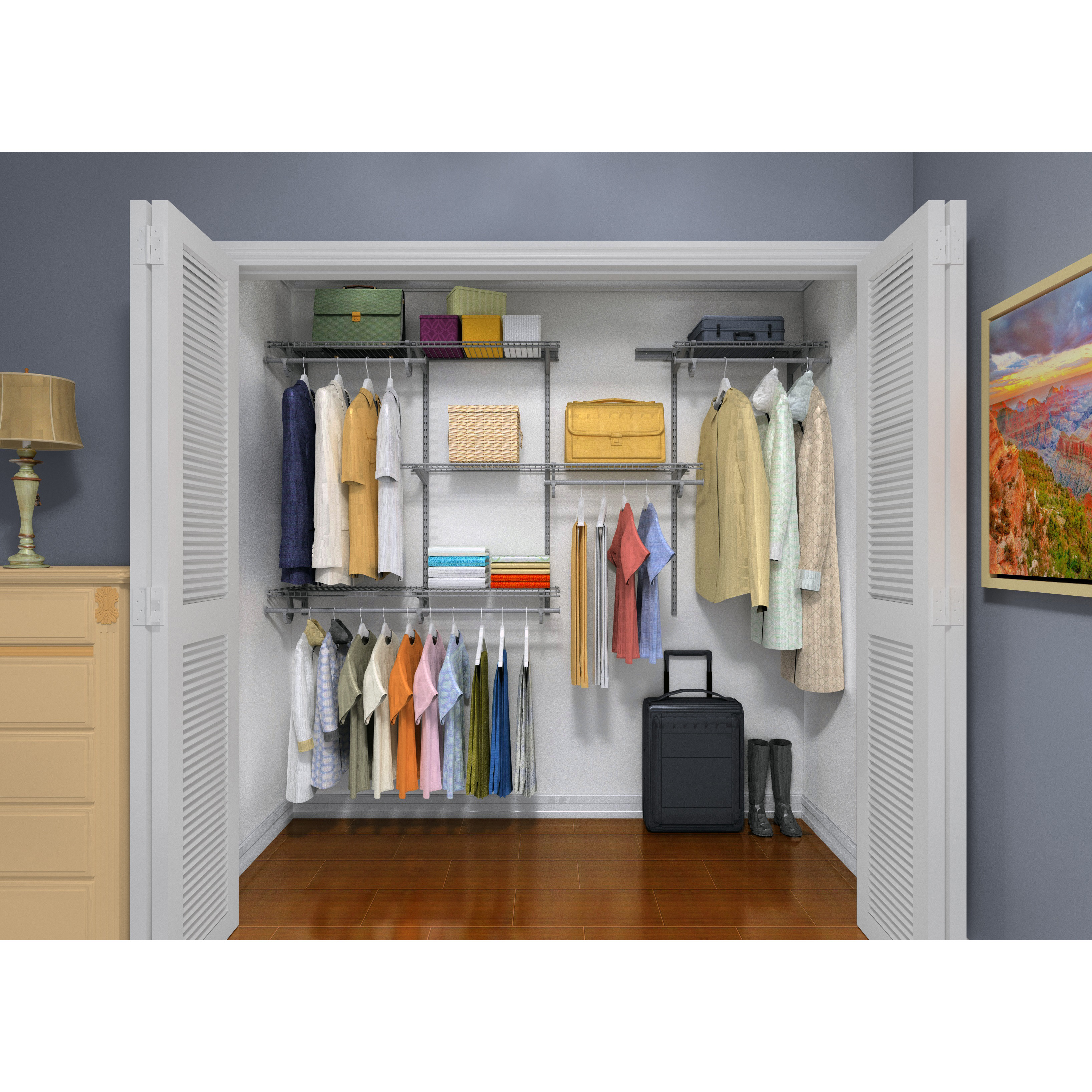 Closetmaid Storage Systems Saint Augustine Florida Closetmaid Suitesymphony 72w 108w Closet System
