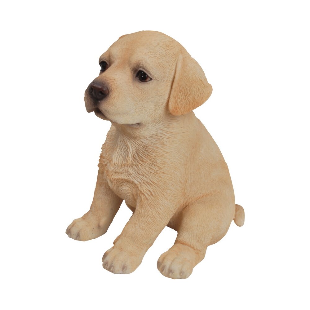 yellow lab outdoor statue