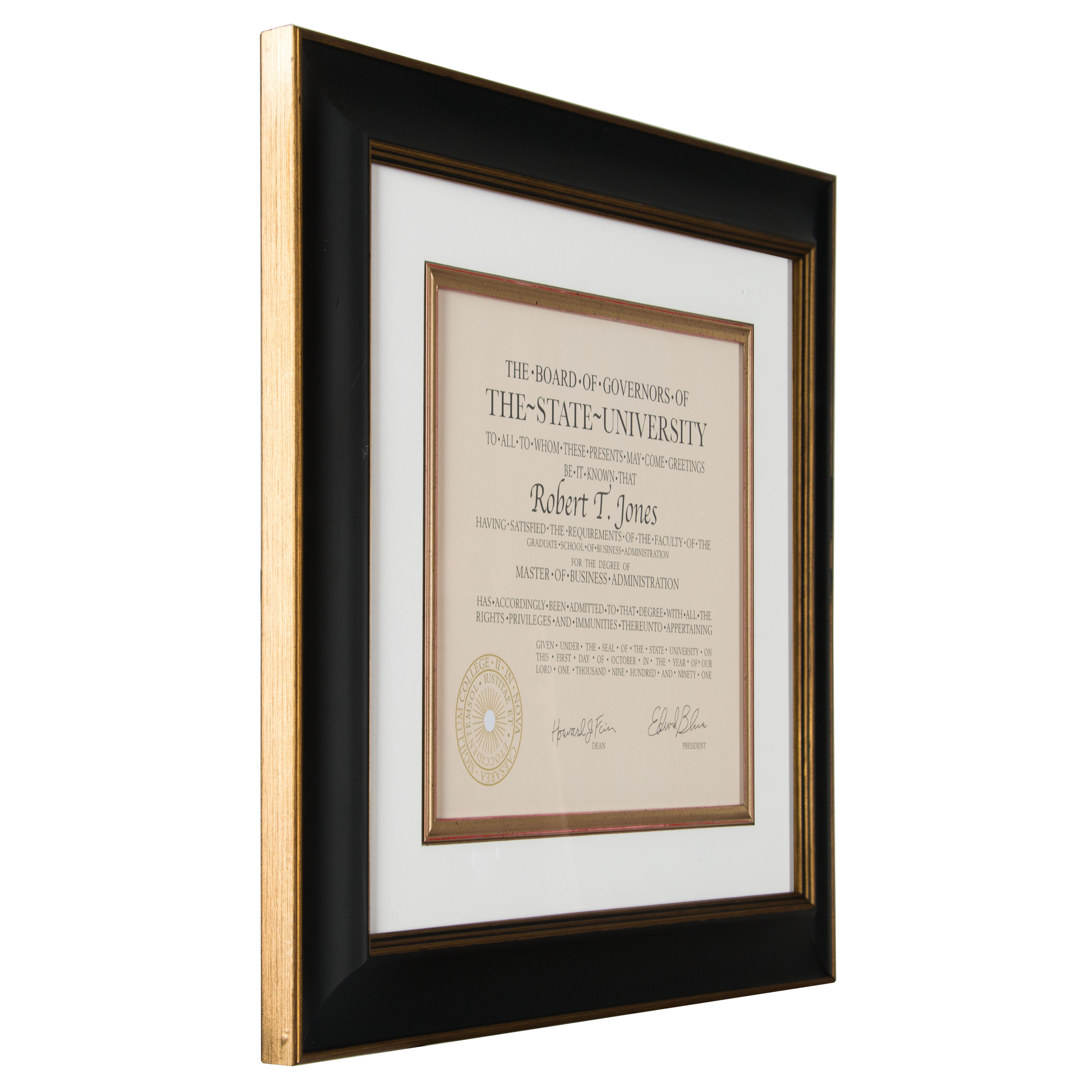 NielsenBainbridge Pinnacle Hampton Document Picture Frame Wayfair