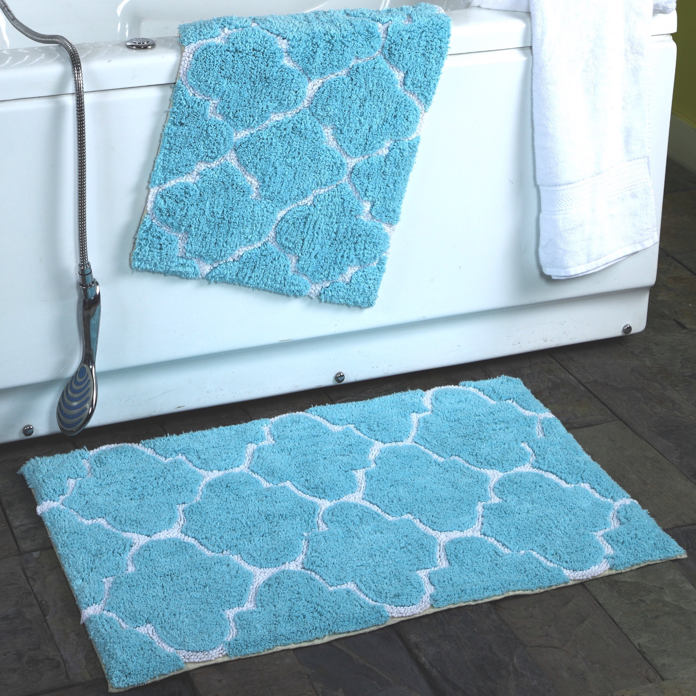 Affinity Linens 2 Piece Moroccan Trellis Bath Rug Set & Reviews Wayfair
