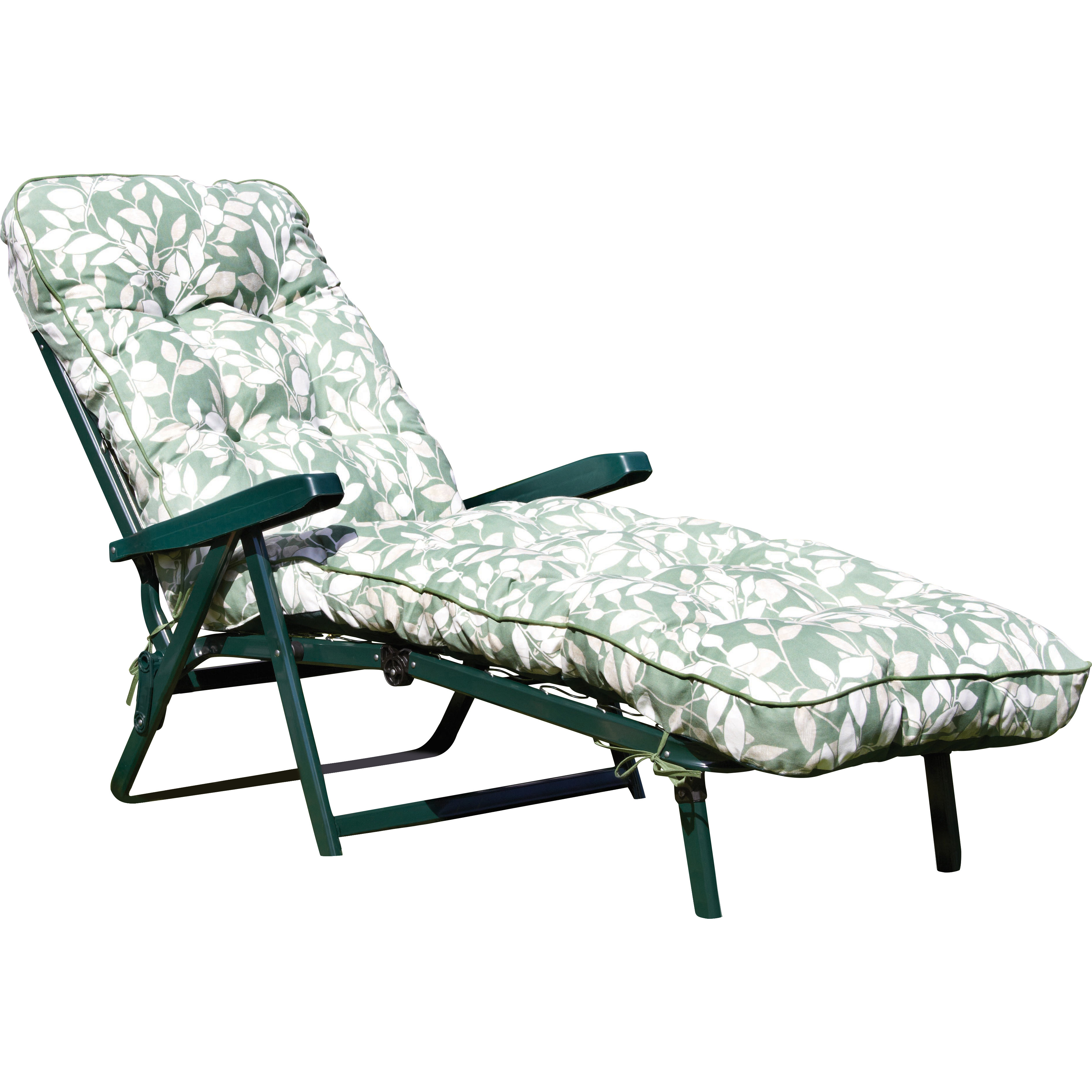 Glendale Leisure Cotswold Sun Bed Frame with Cushion & Reviews