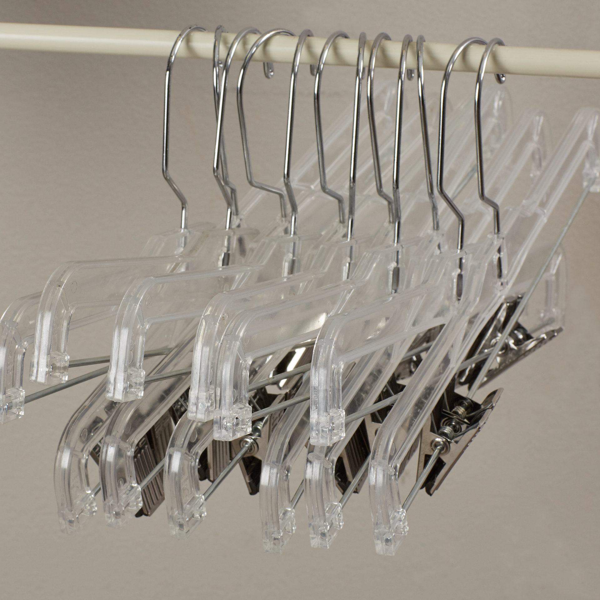 Wayfair Basics Wayfair Basics Clear Plastic Skirt Hanger Set & Reviews