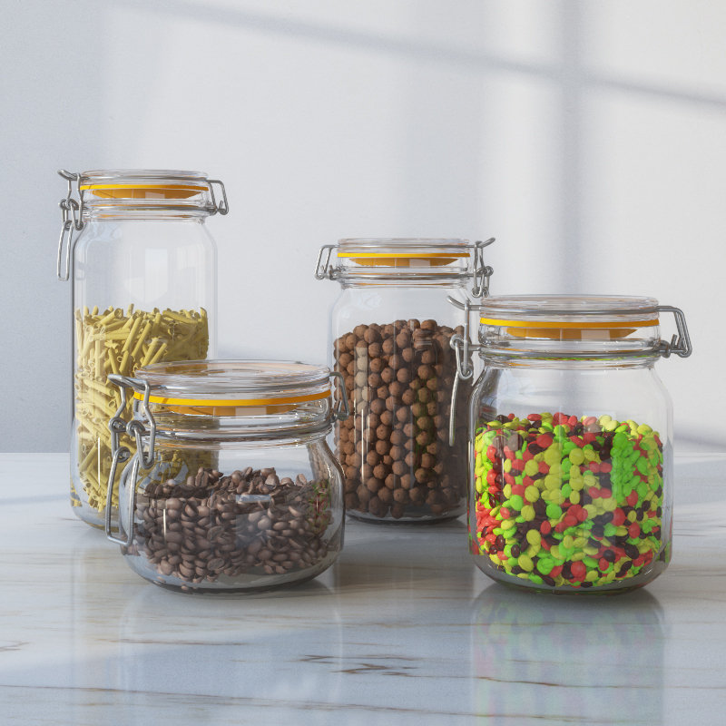 Wayfair Basics Wayfair Basics 4 Piece Canister Set & Reviews Wayfair