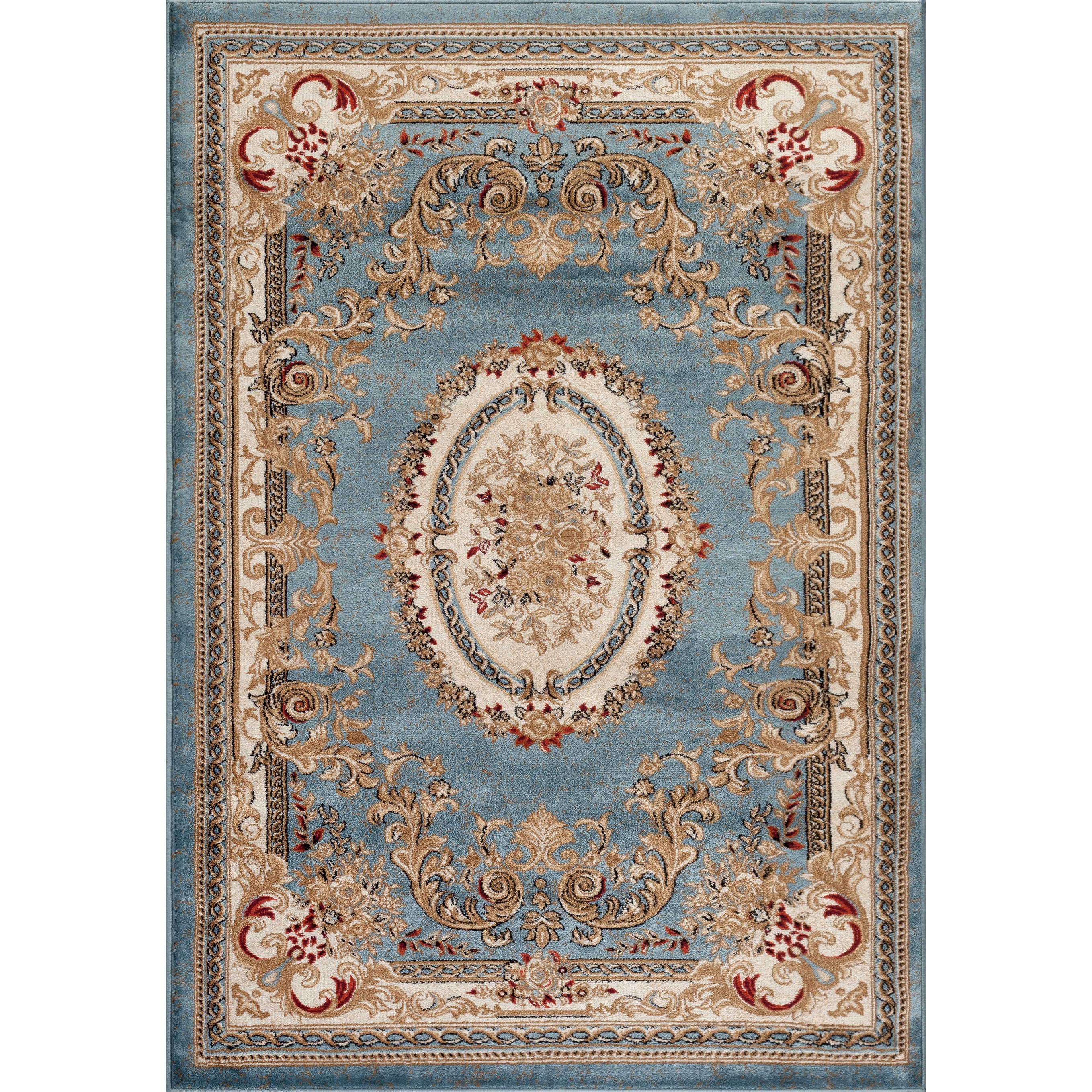 Persianrugs Traditional Blue Area Rug & Reviews Wayfair