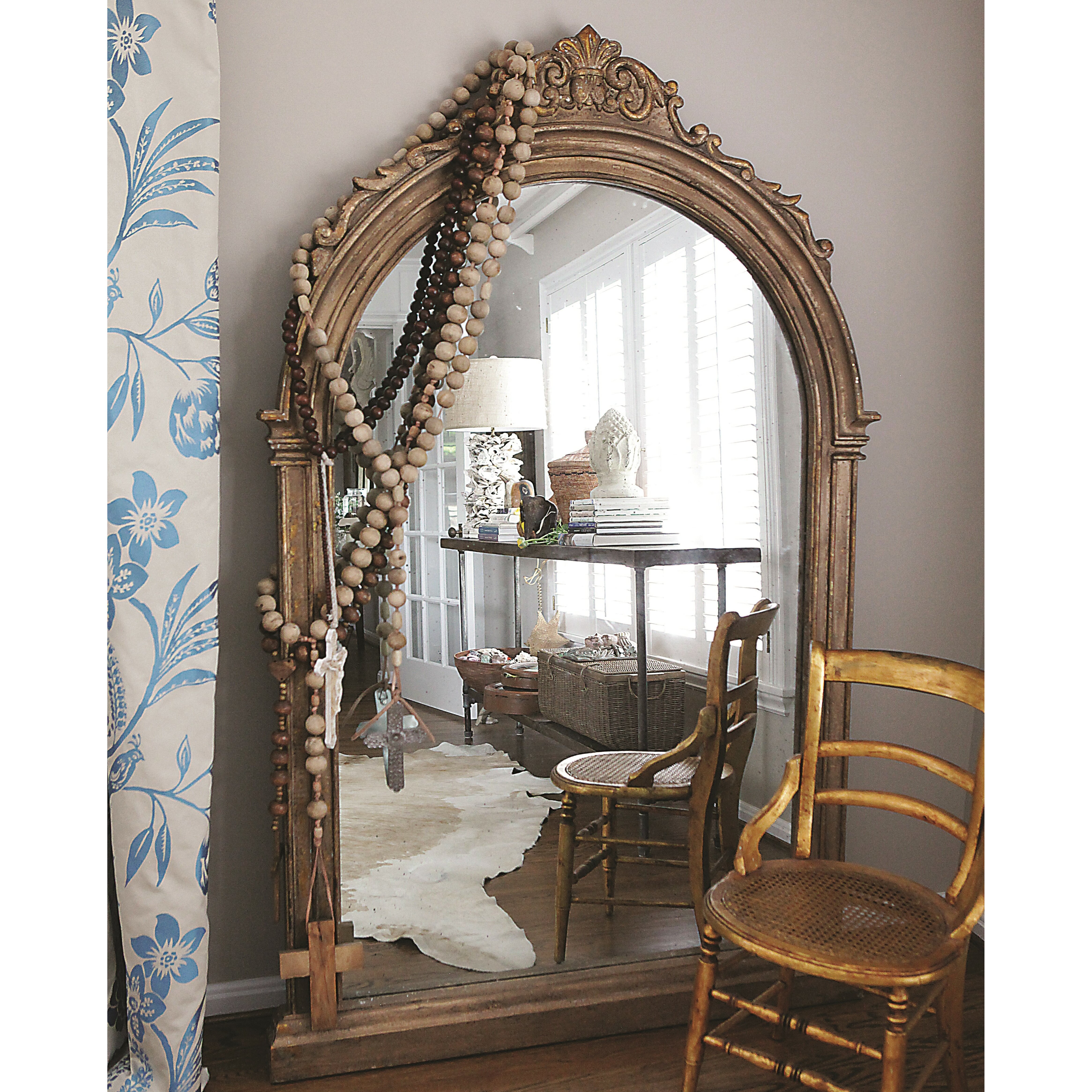 Darby Home Co Gold Vertical Leaning Mirror & Reviews Wayfair