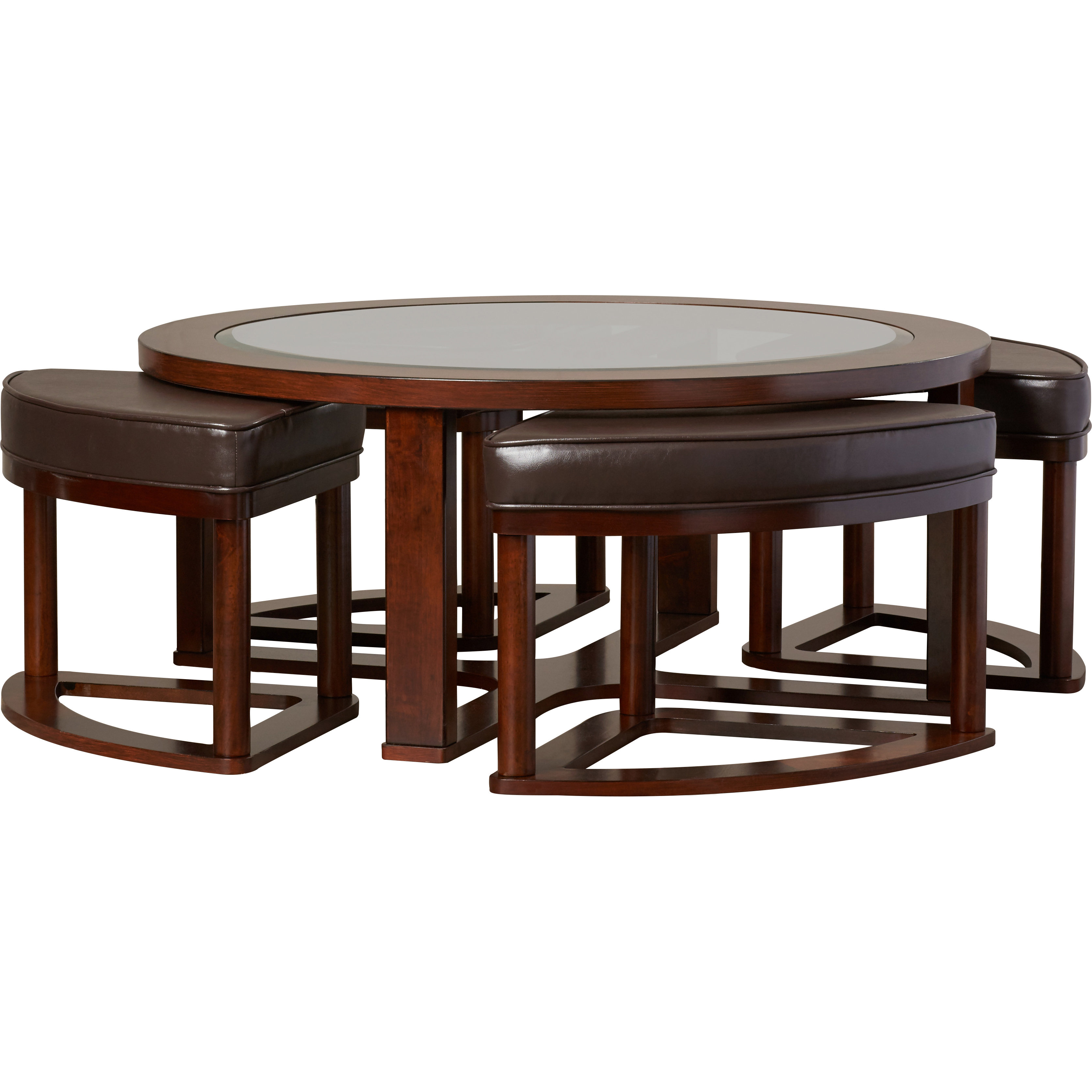 Darby Home Co Eastin 5 Piece Coffee Table and Stool Set