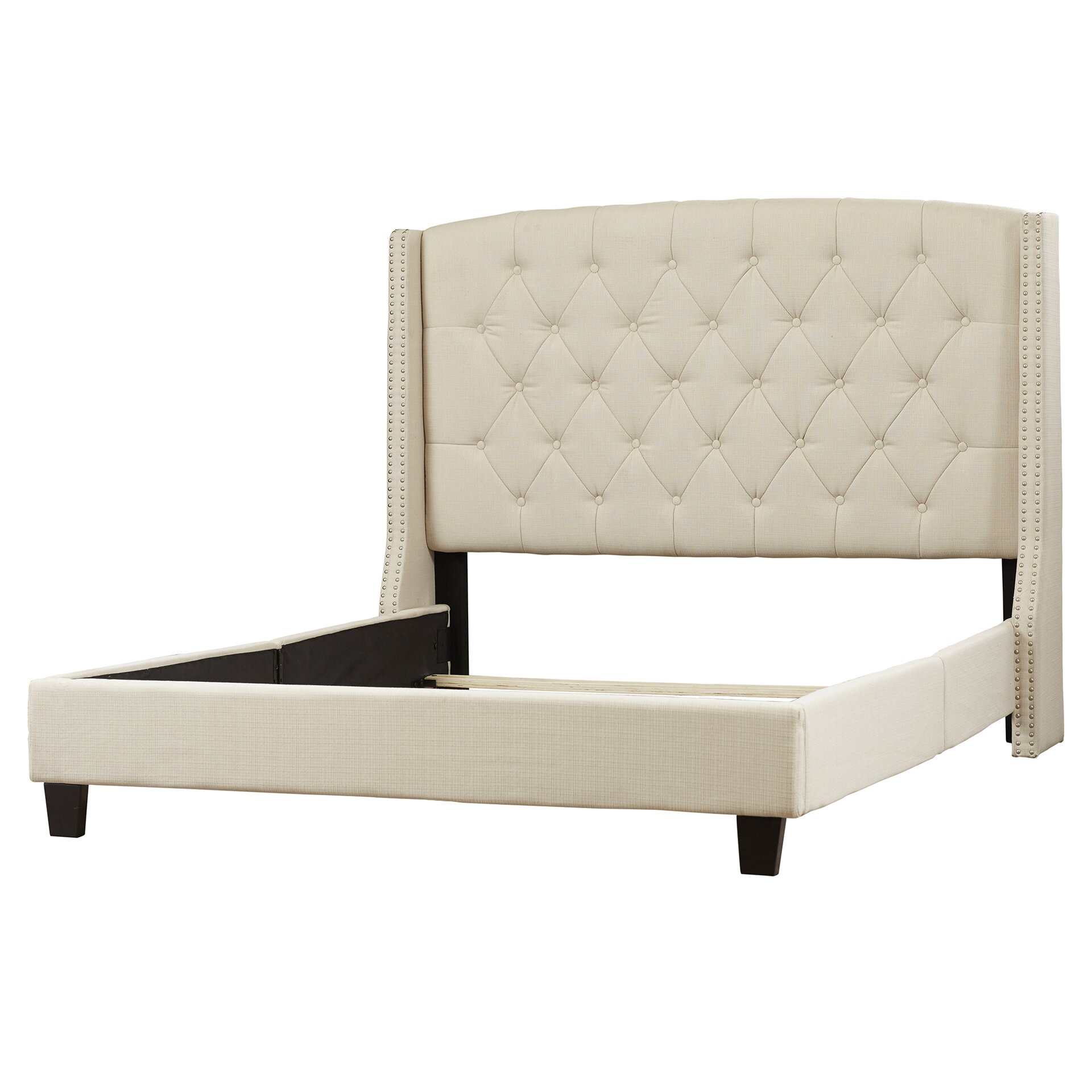 Darby Home Co Queen Upholstered Panel Bed And Reviews Wayfair
