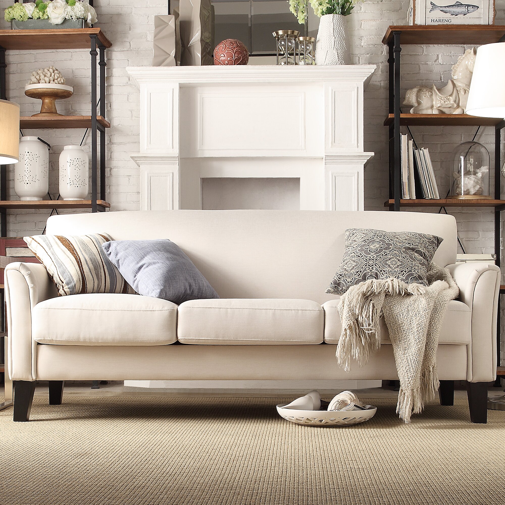 Slipcovered Sofas You'll Love | Wayfair - QUICK VIEW. Crawford Modern Sofa