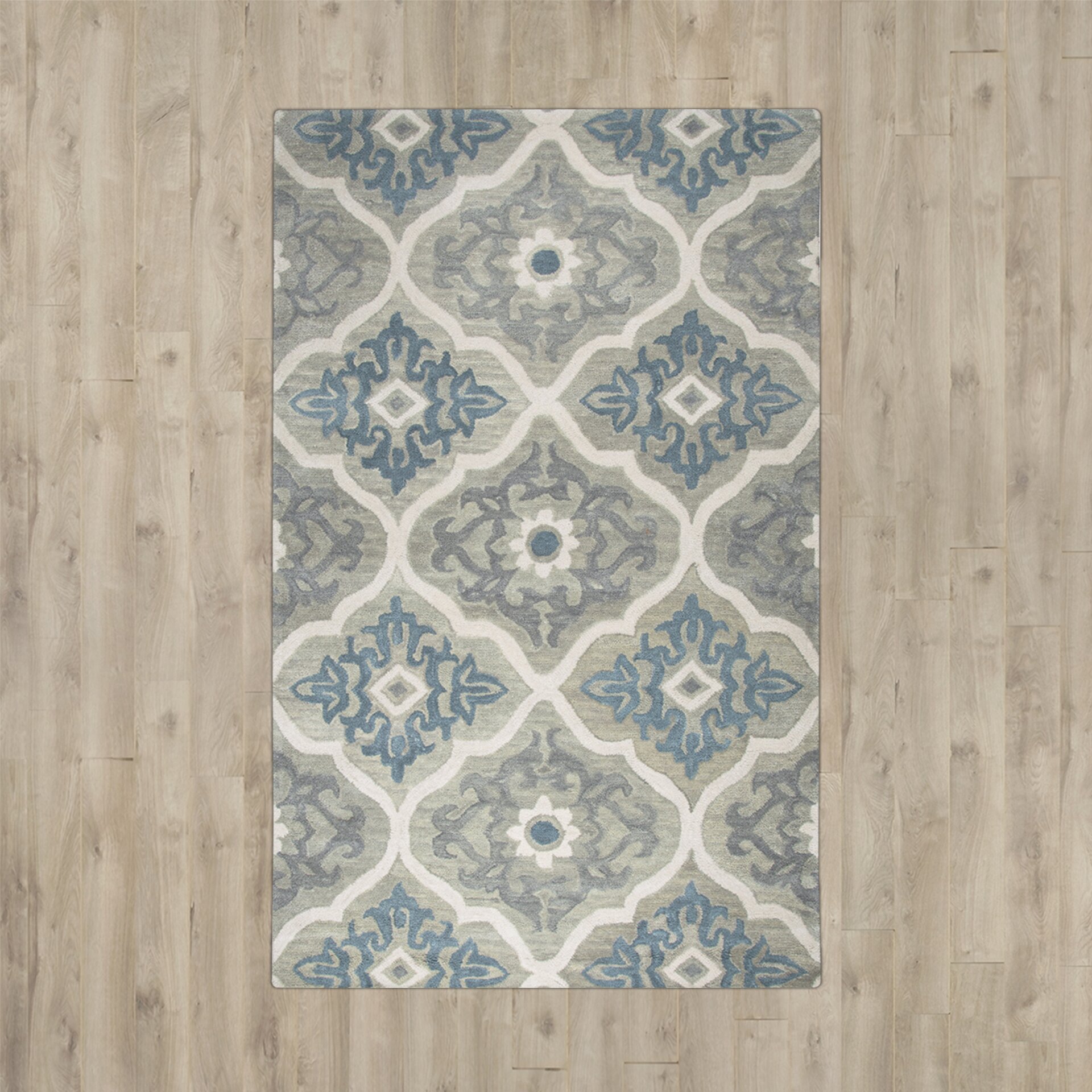 blue and gray area rugs