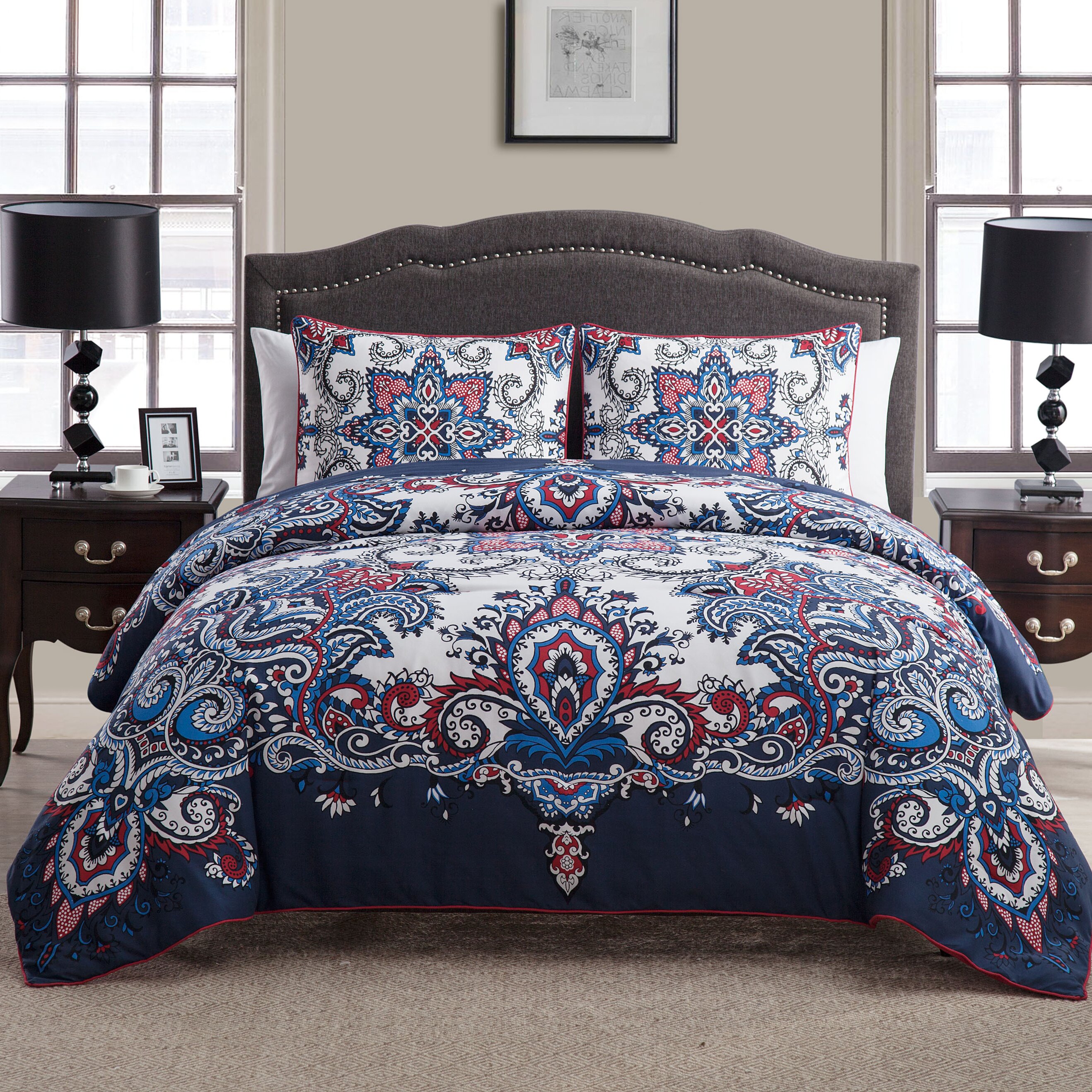 Alcott Hill Cahill 3 Piece Duvet Cover Set & Reviews | Wayfair