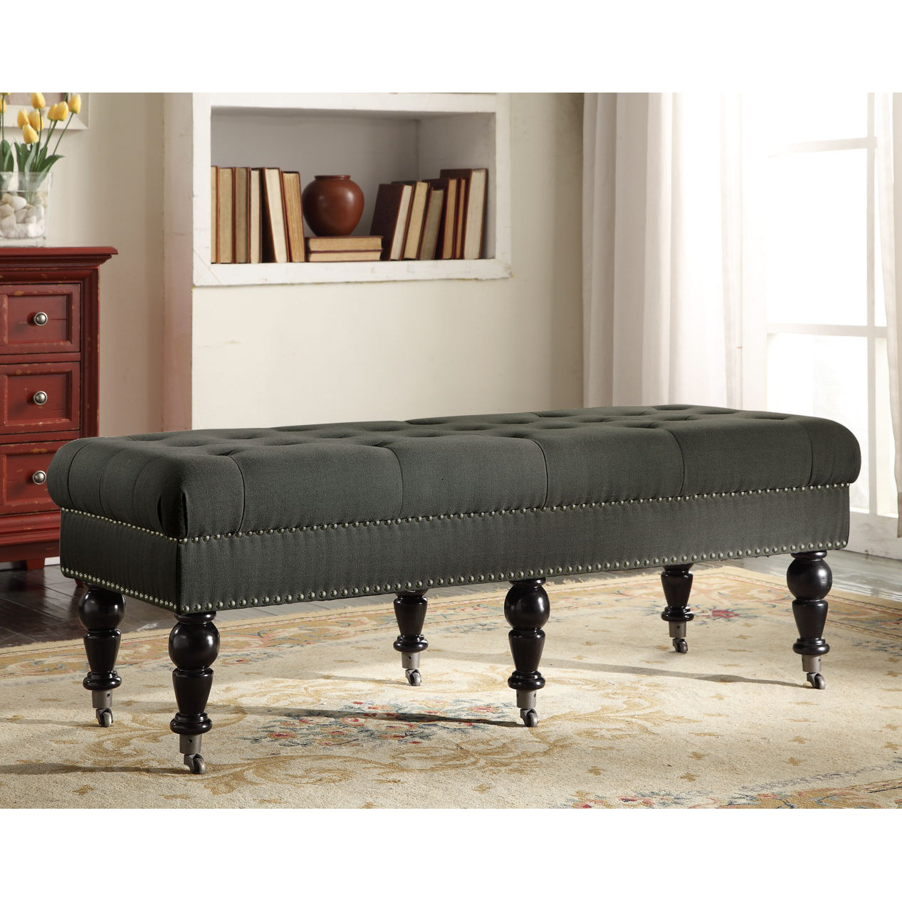Charlton Home Driffield Upholstered Bedroom Bench & Reviews Wayfair