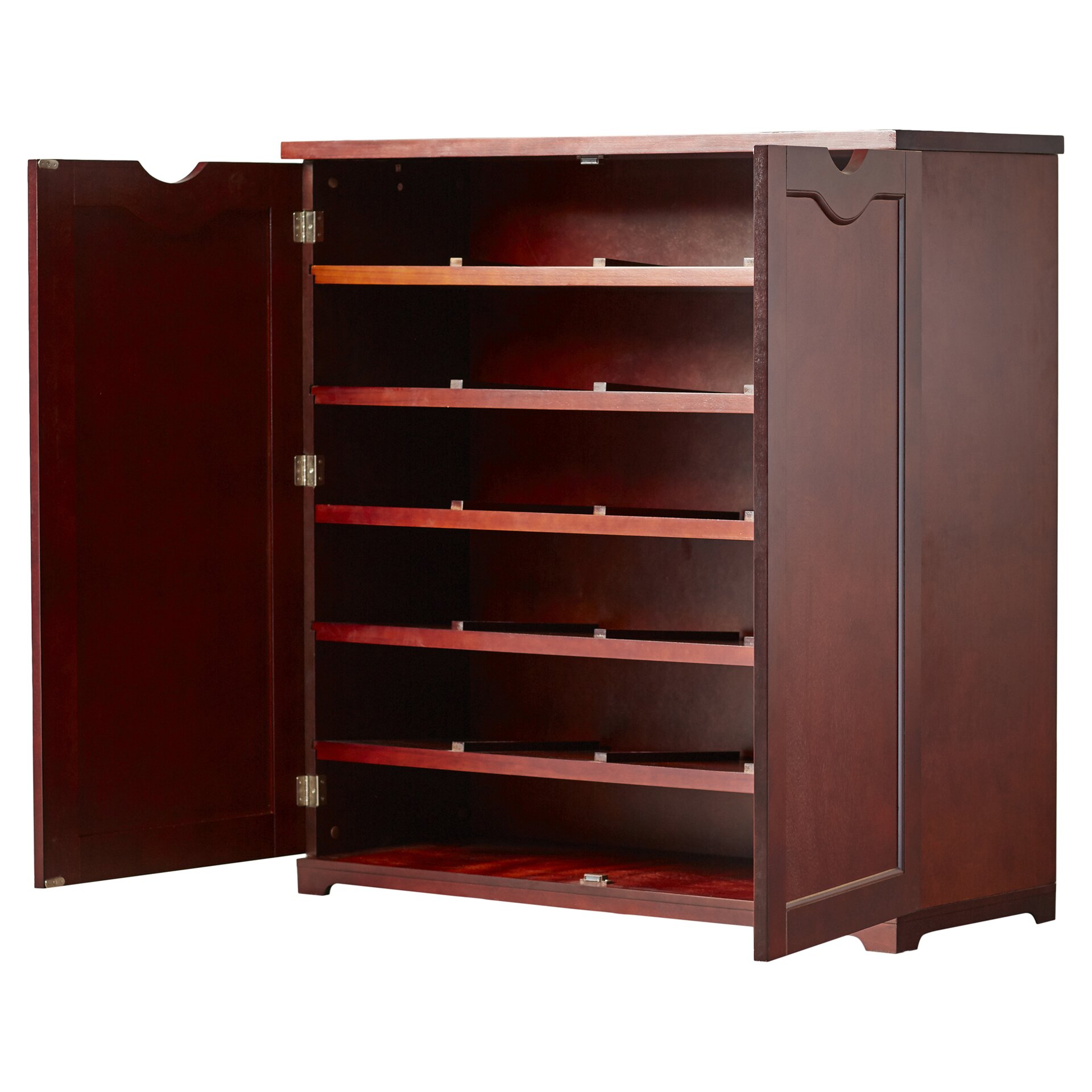 38 pair shoe storage cabinet