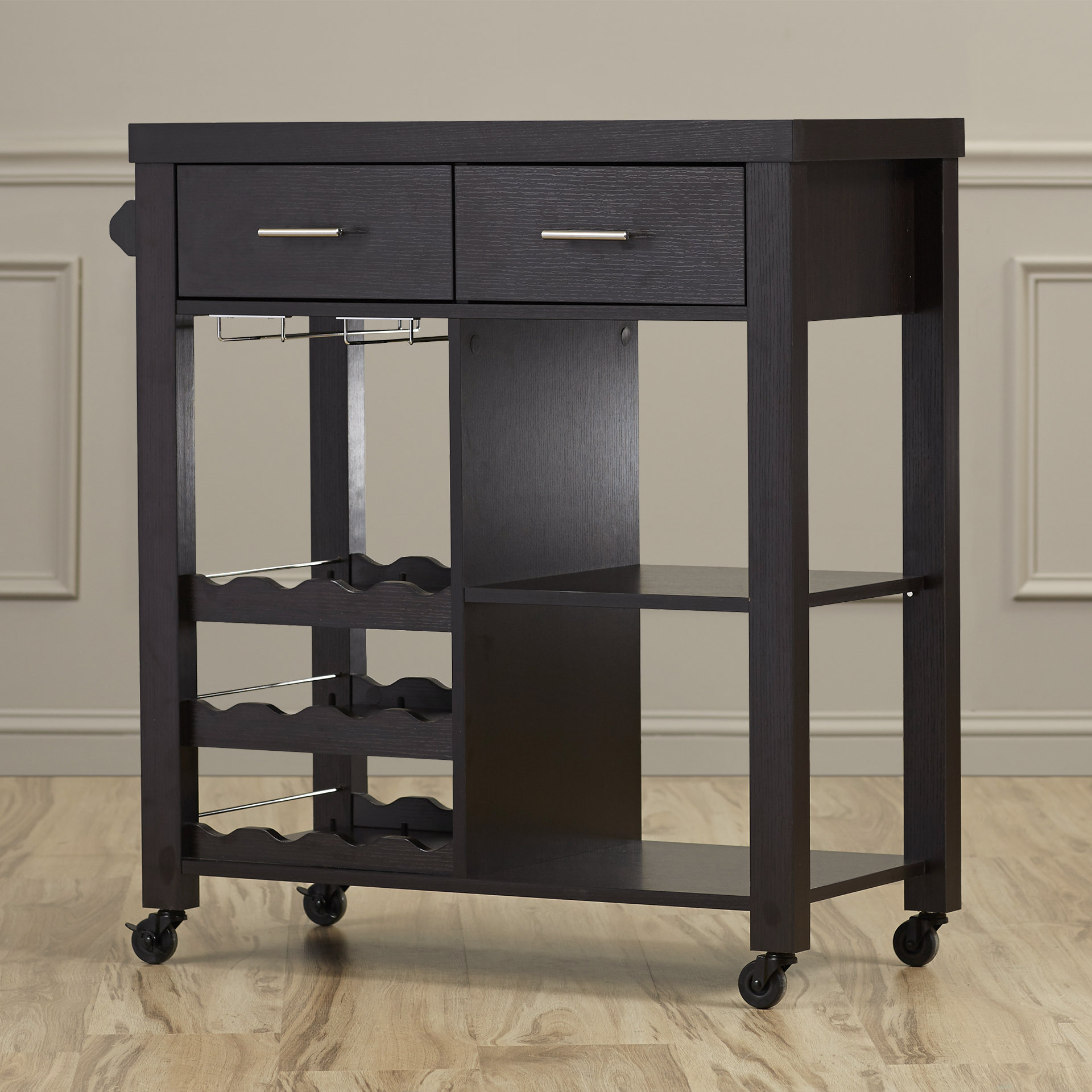 Charlton Home Ashworth Bar Cart Reviews Wayfair Charlton Home Reg Ashworth Bar Cart