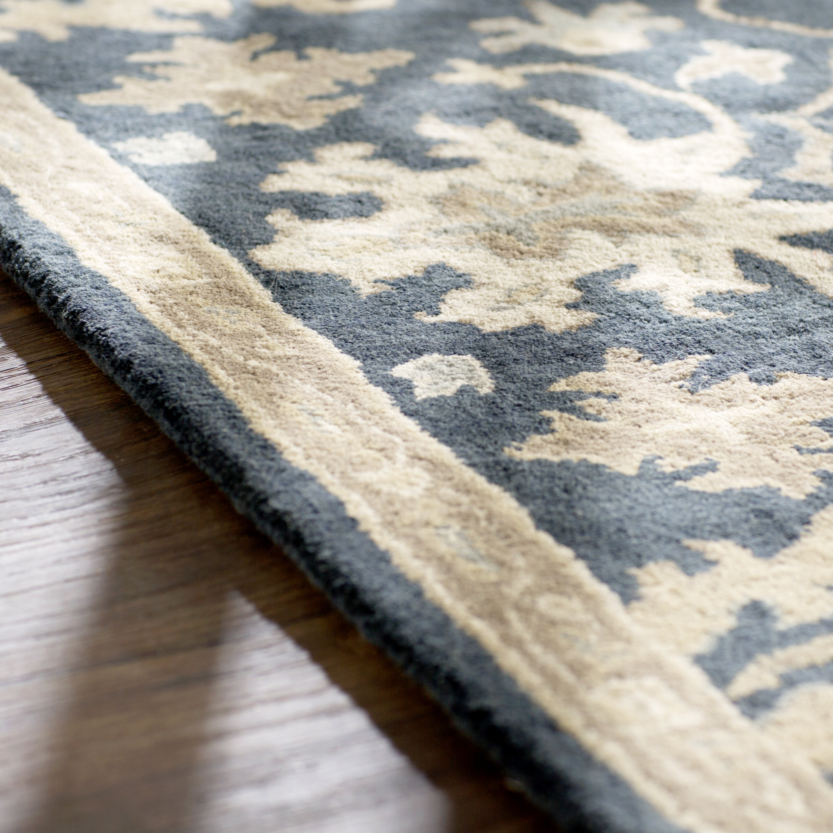 Charlton Home Willard Navy & Olive Area Rug & Reviews Wayfair
