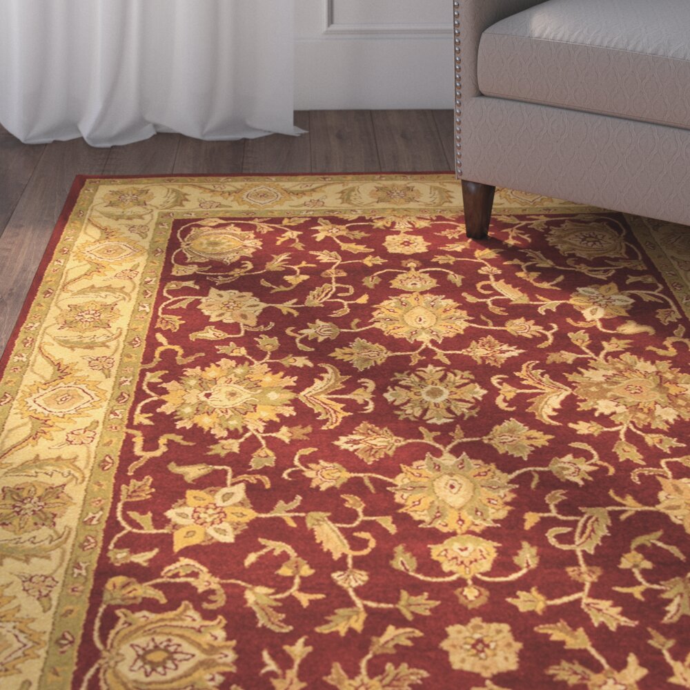 Charlton Home Dunbar Red/Gold Area Rug & Reviews  Wayfair room decoration ideas, room decoration pictures, room decoration color, room decoration idea, room decorations, and room decoration images Red And Gold Area Rugs 1000 x 1000