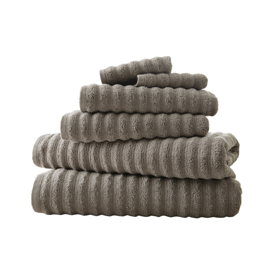 Bath Towel Sets You Ll Love Wayfair Luxury Quick Dry Cotton 6 Piece Stripe Towel Set