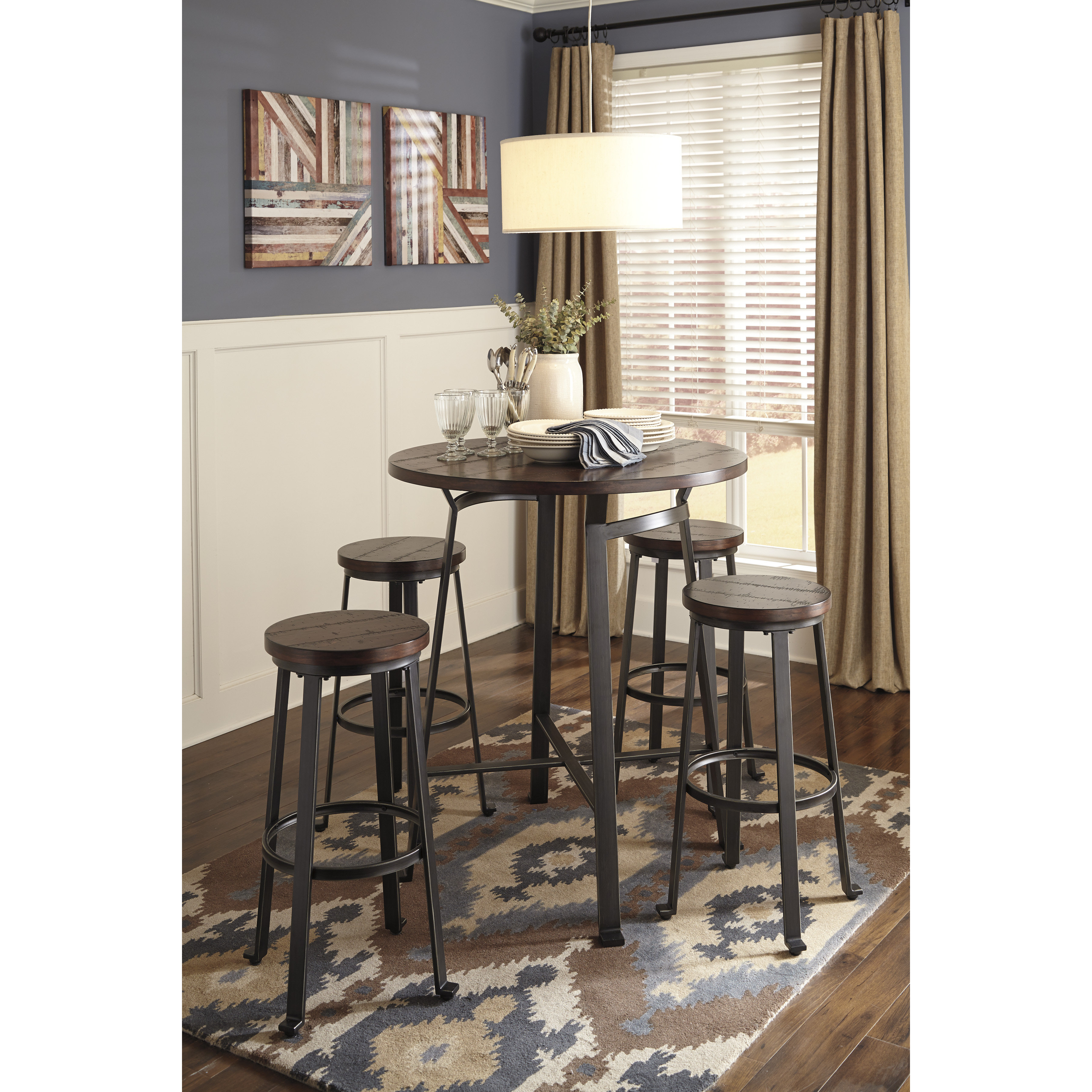 Brayden Studio Dube Round Pub Table Reviews Wayfair Brayden Studio Reg Dube Round Pub Table