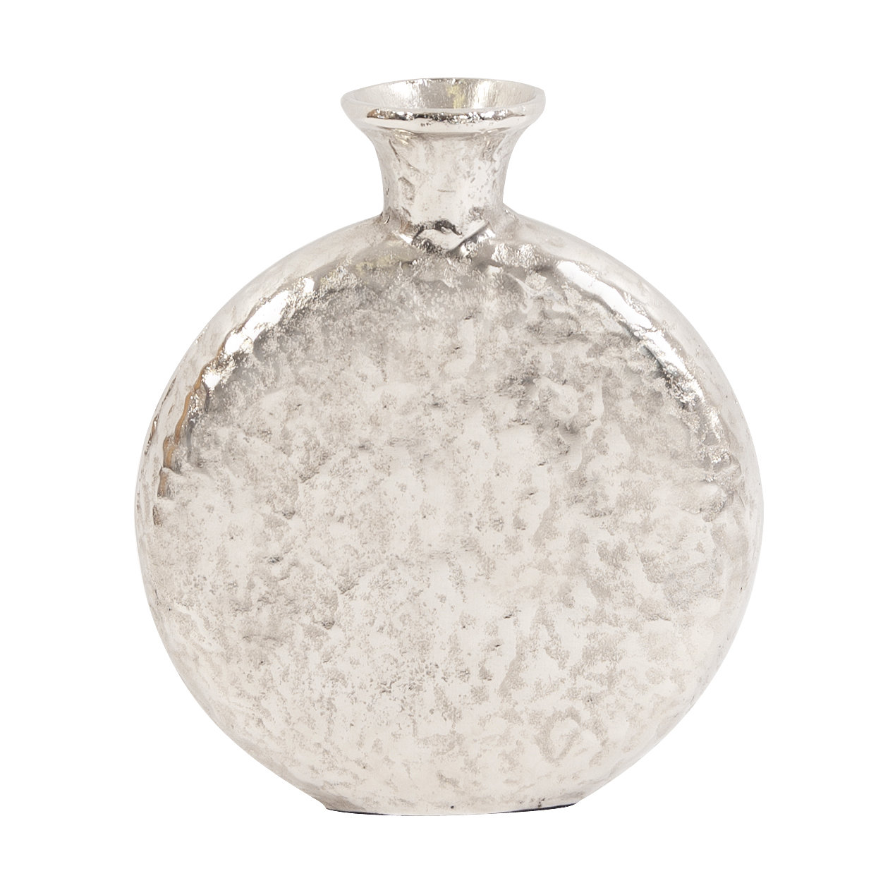 Brayden Studio Round Silver Table Vase Wayfair Brayden Studio Reg Round Silver Table Vase