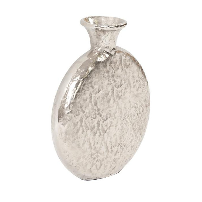 Brayden Studio Round Silver Table Vase Wayfair Brayden Studio Reg Round Silver Table Vase