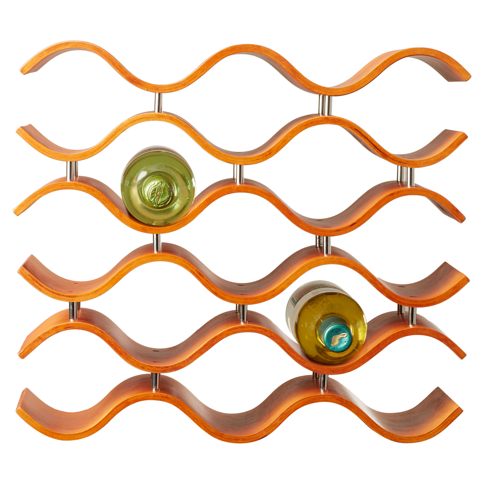 Wade Logan Ernesto 15 Bottle Tabletop Wine Rack & Reviews Wayfair