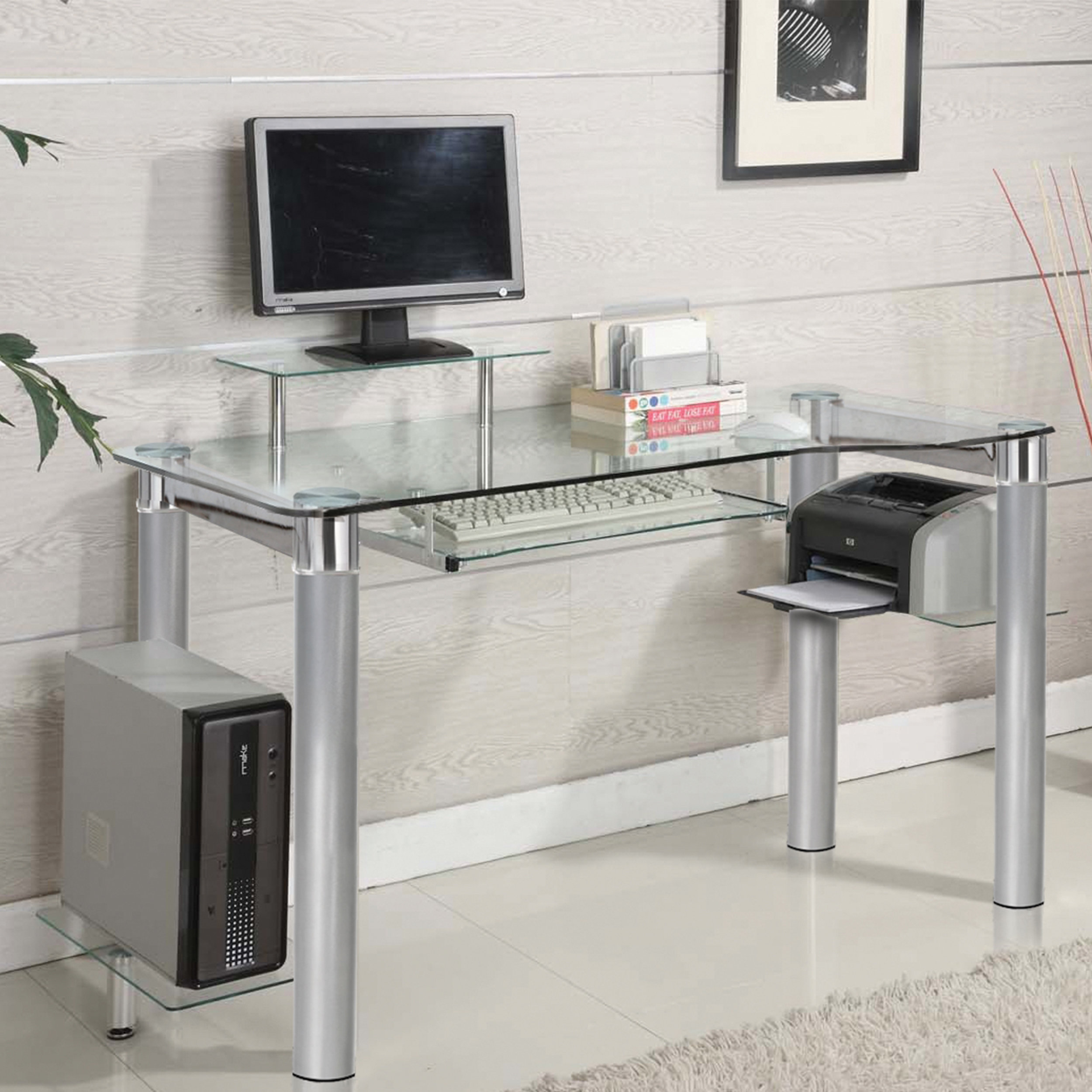 Design Acrylic Desks furniture home acrylic desk ikea wall leaning and bookcase computer hostgarcia