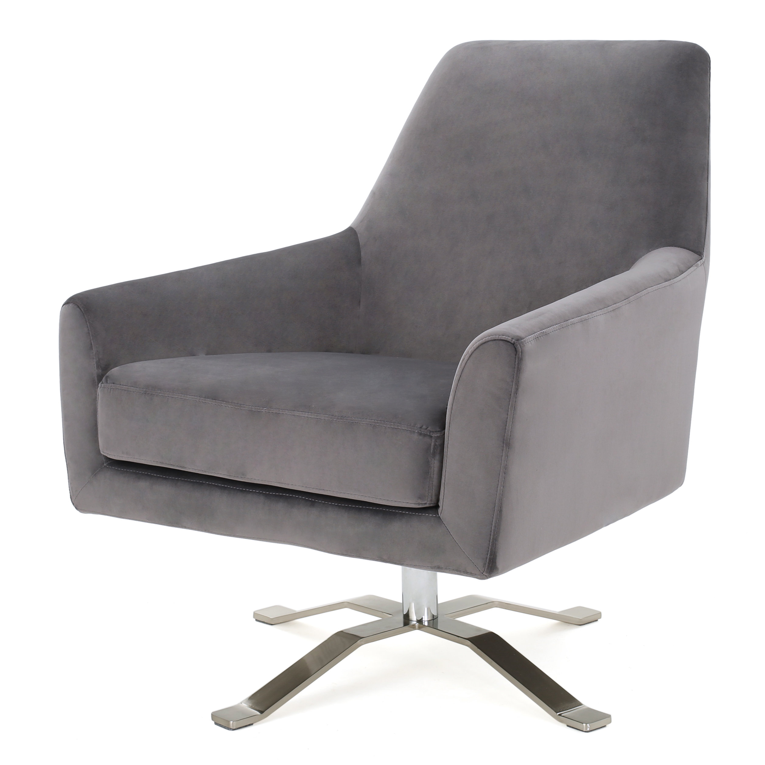 Wade Logan Edmund Swivel Club Chair & Reviews | Wayfair