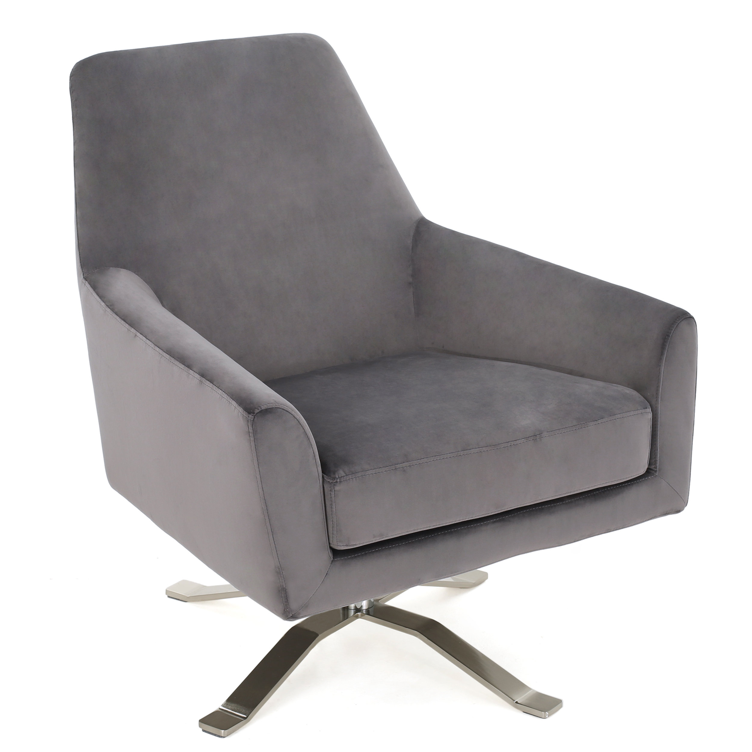 Wade Logan Edmund Swivel Club Chair & Reviews | Wayfair