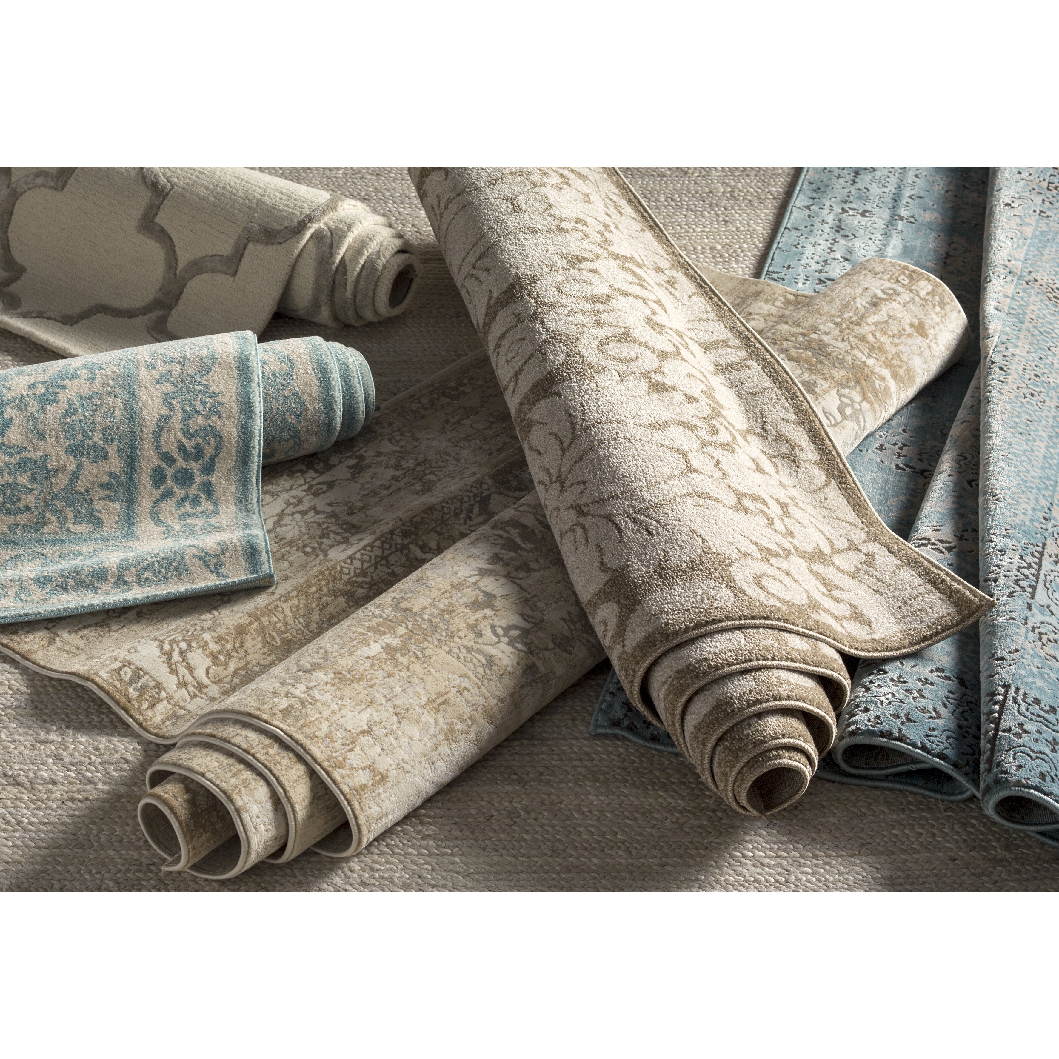 Montelimar Ivory Light Blue Area Rug & Reviews