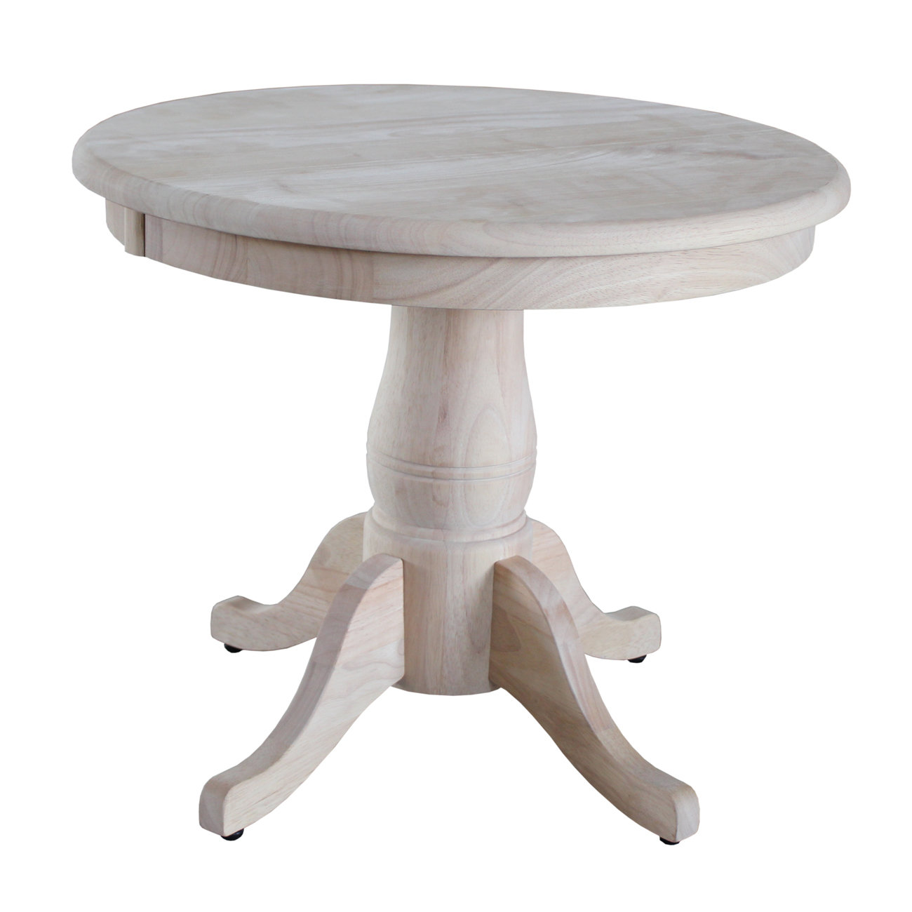 International Concepts Round Pedestal End Table Reviews Wayfair International Concepts Round Pedestal End Table