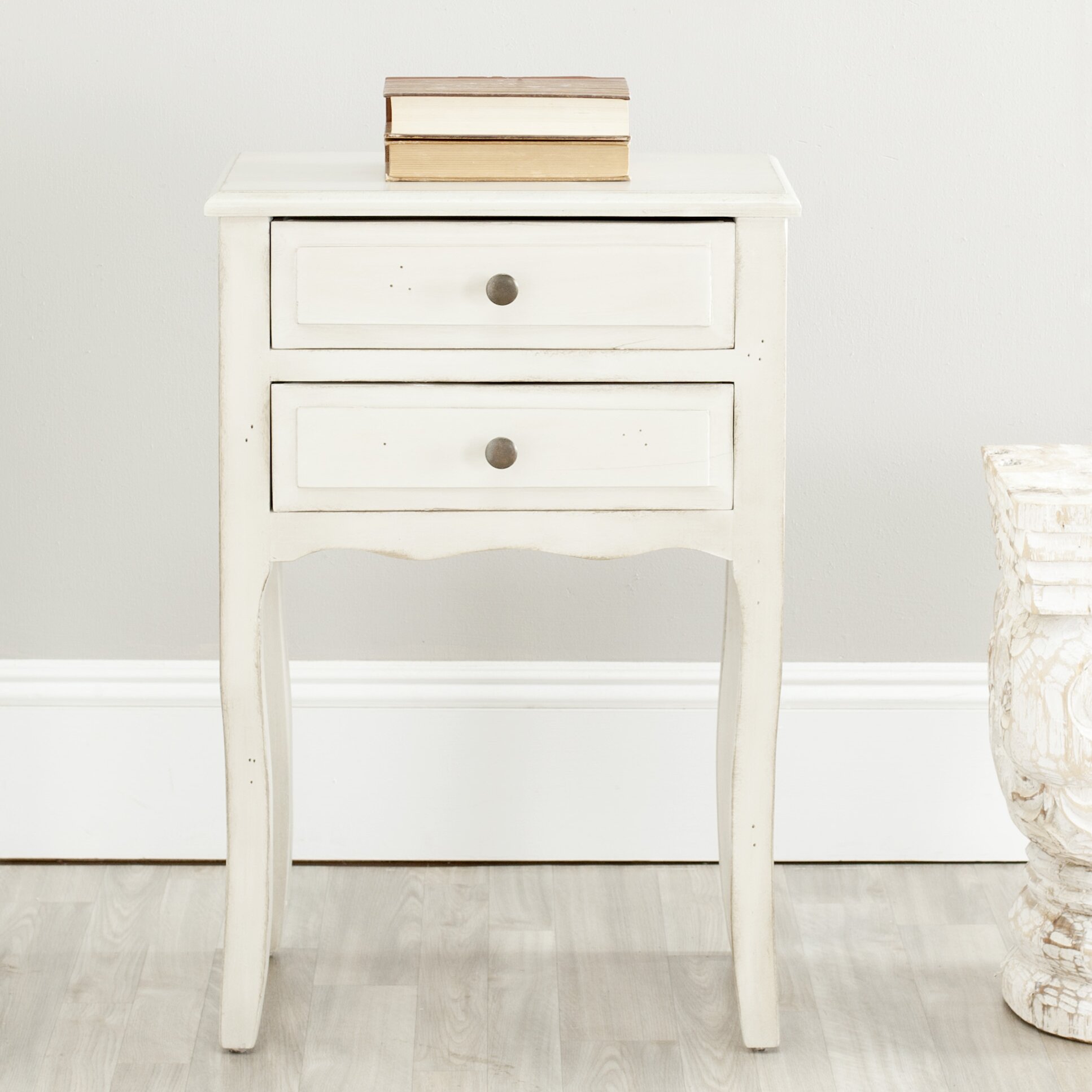 Nightstands & Bedside Tables You'll Love | Wayfair - Clare 2 Drawer Nightstand