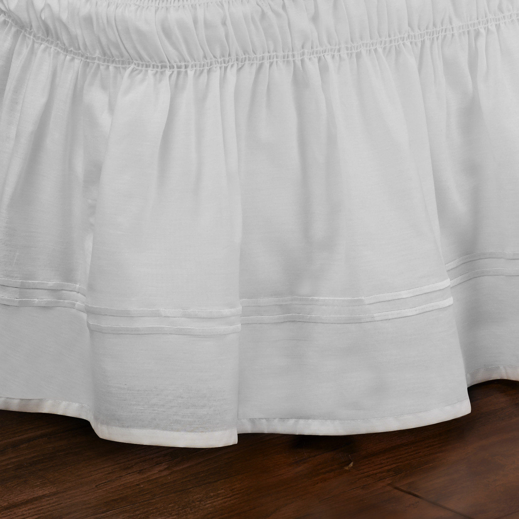 Bryan Embroidered Bed Skirt Joss & Main
