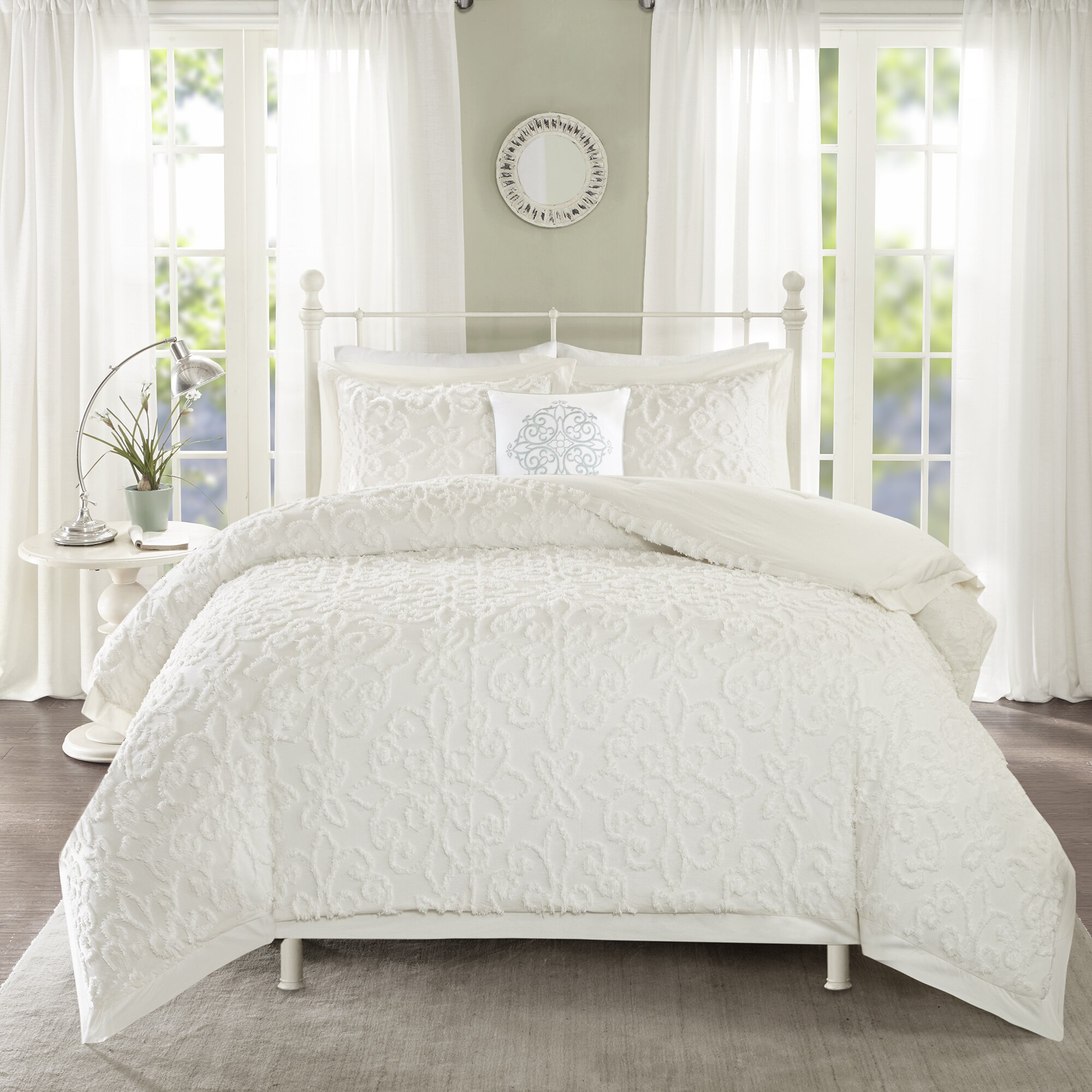 One Allium Way Cherbourg 4 Piece Comforter Set & Reviews | Wayfair - One Allium Way® Cherbourg 4 Piece Comforter Set