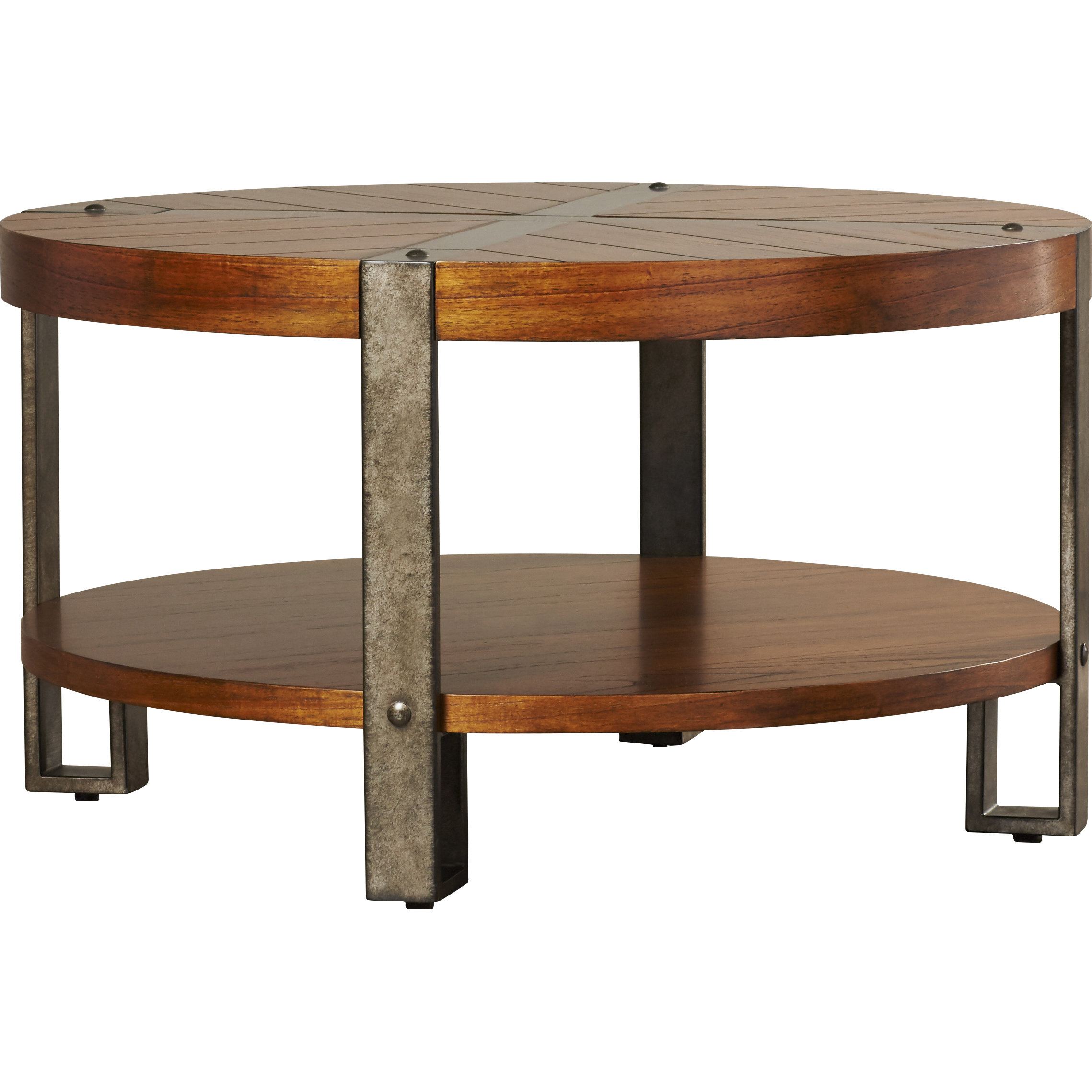 Loon Peak Gallatin Round Coffee Table Reviews Wayfair Loon Peak Reg Gallatin Round Coffee Table