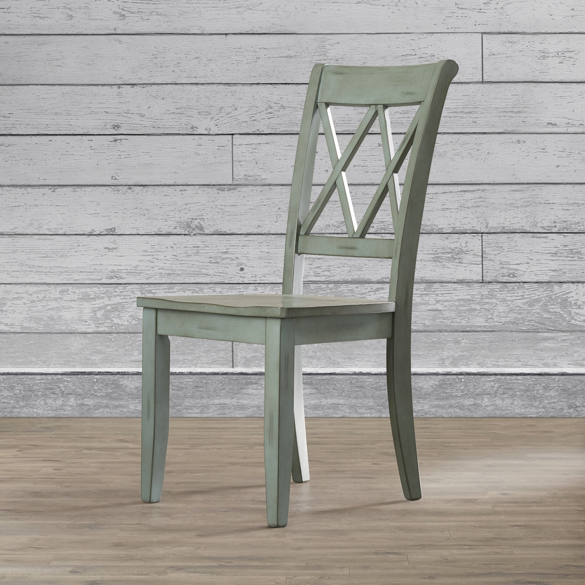 Loon Peak Castle Pines Side Chair in Antique Green & Reviews | Wayfair