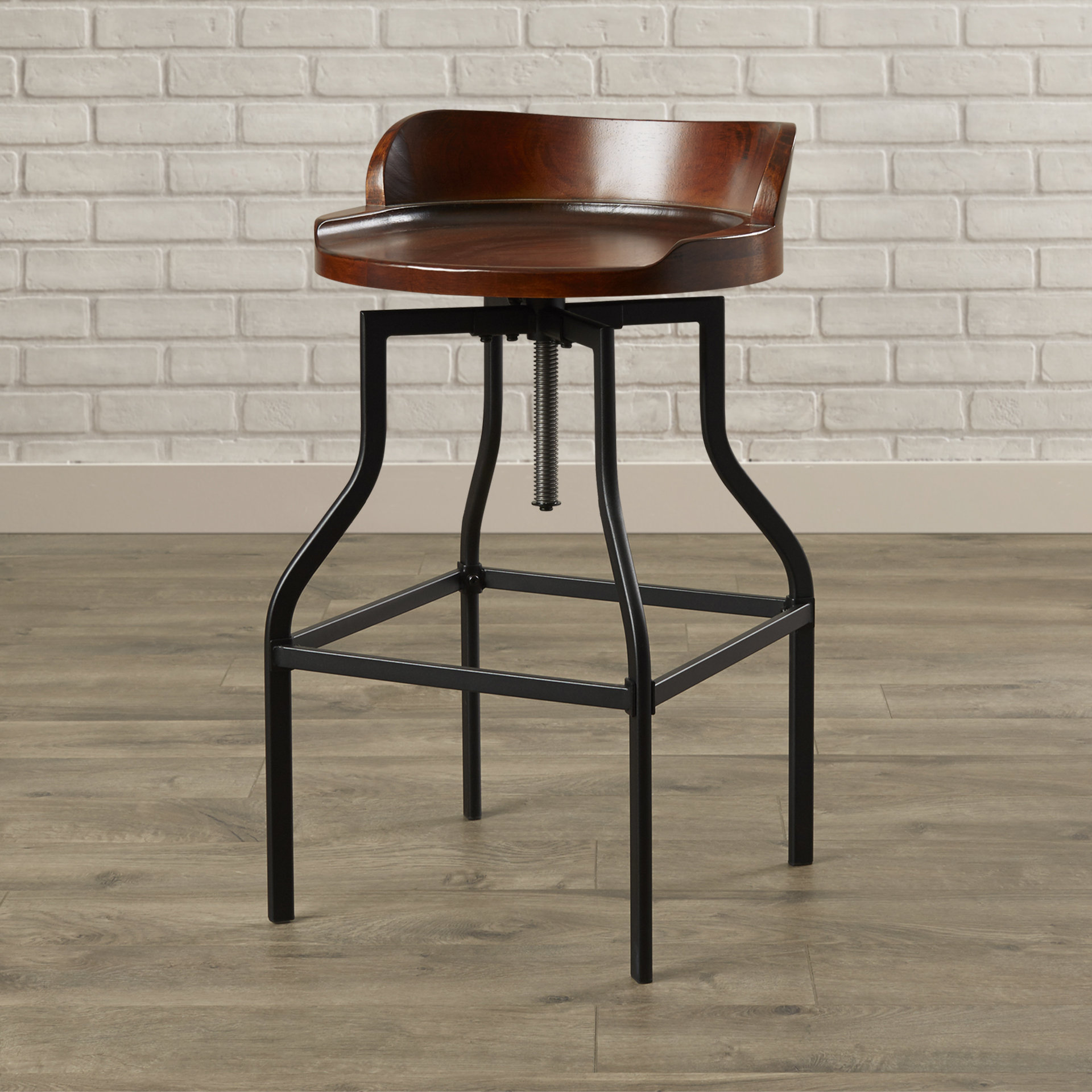Trent Austin Design Adjustable Height Swivel Bar Stool & Reviews Wayfair