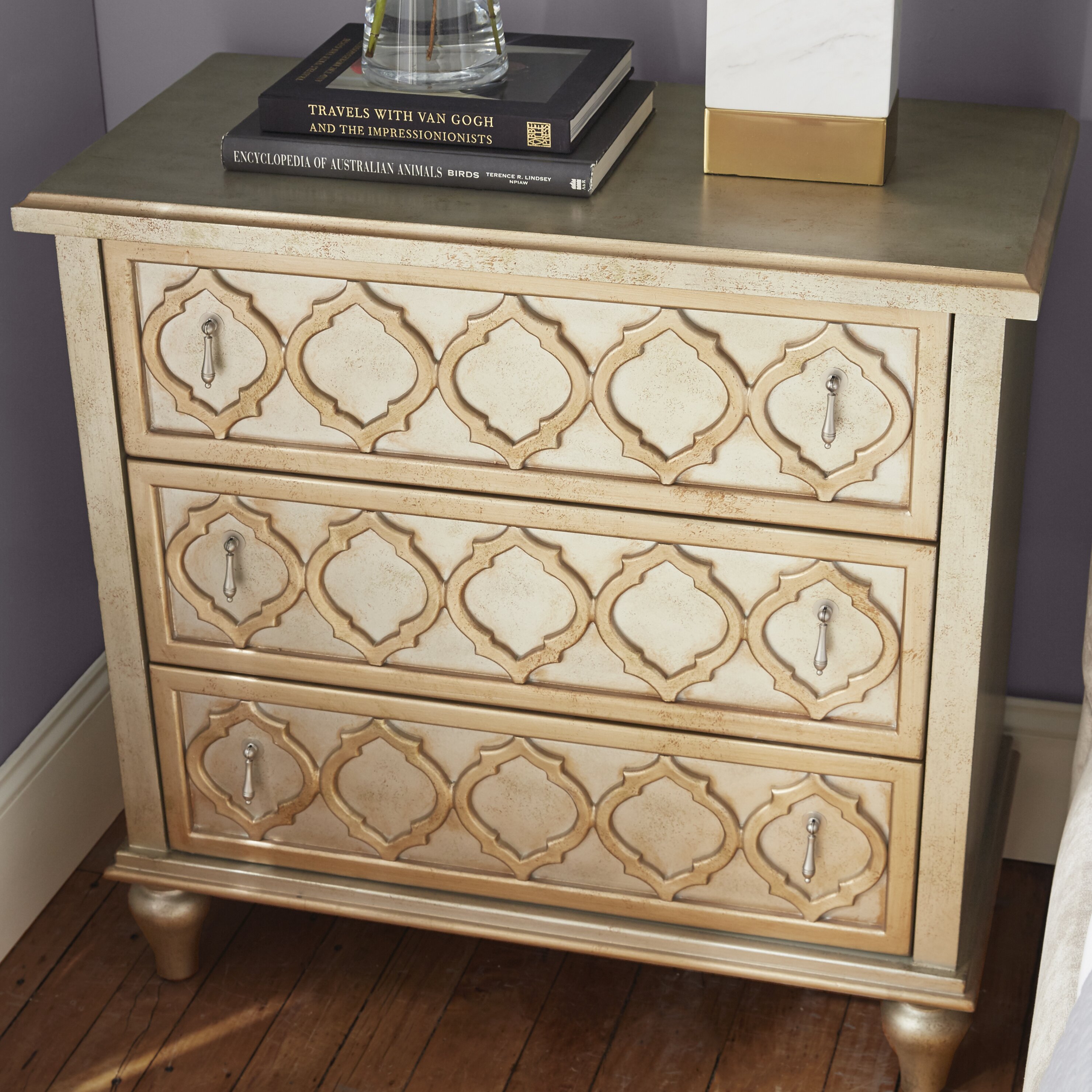 House of Hampton Luton 3 Drawer Accent chest & Reviews | Wayfair - House of Hampton® Luton 3 Drawer Accent chest