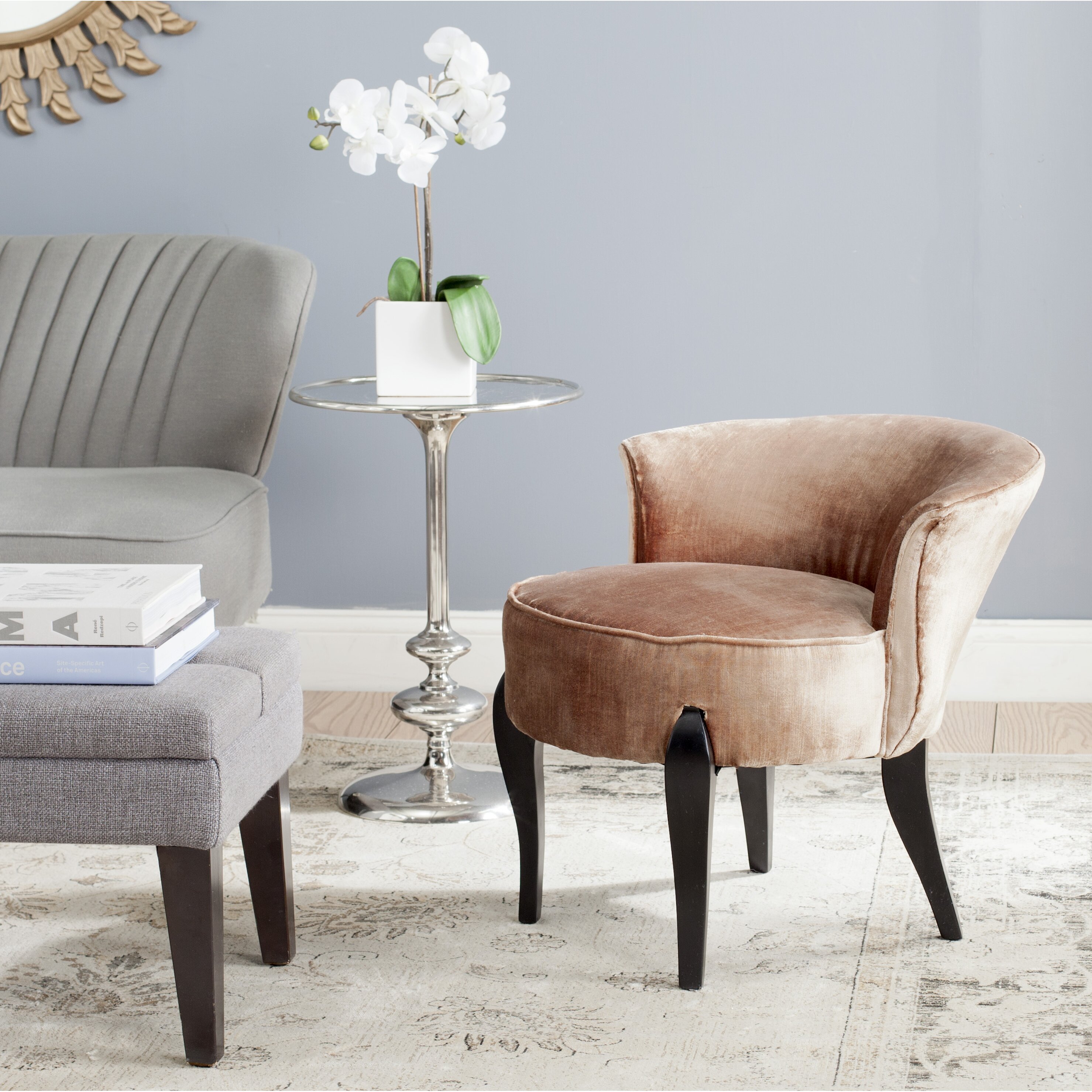 House of Hampton Wyler Vanity Chair & Reviews | Wayfair  House of Hampton® Wyler Vanity Chair