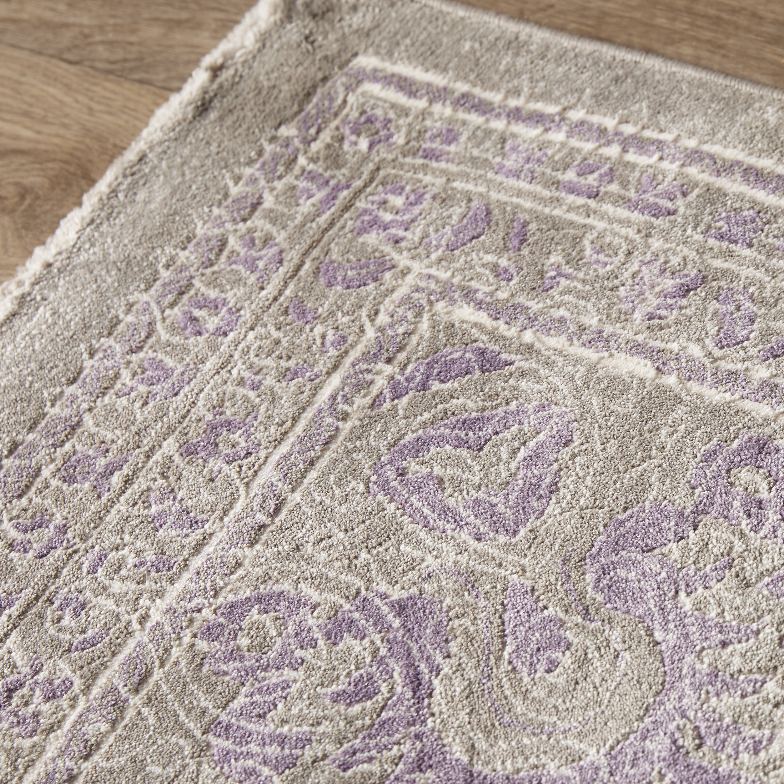 House of Hampton Hobel Gray/Lavender Area Rug & Reviews Wayfair