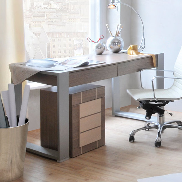 Meble Vox Modern Home Computer Desk with Keyboard Tray & Reviews