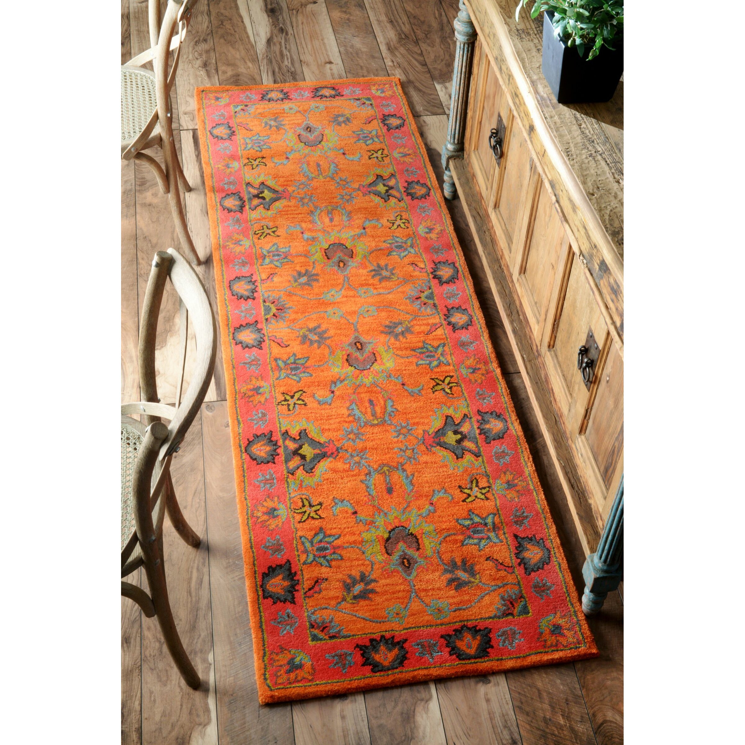 orange and brown area rugs