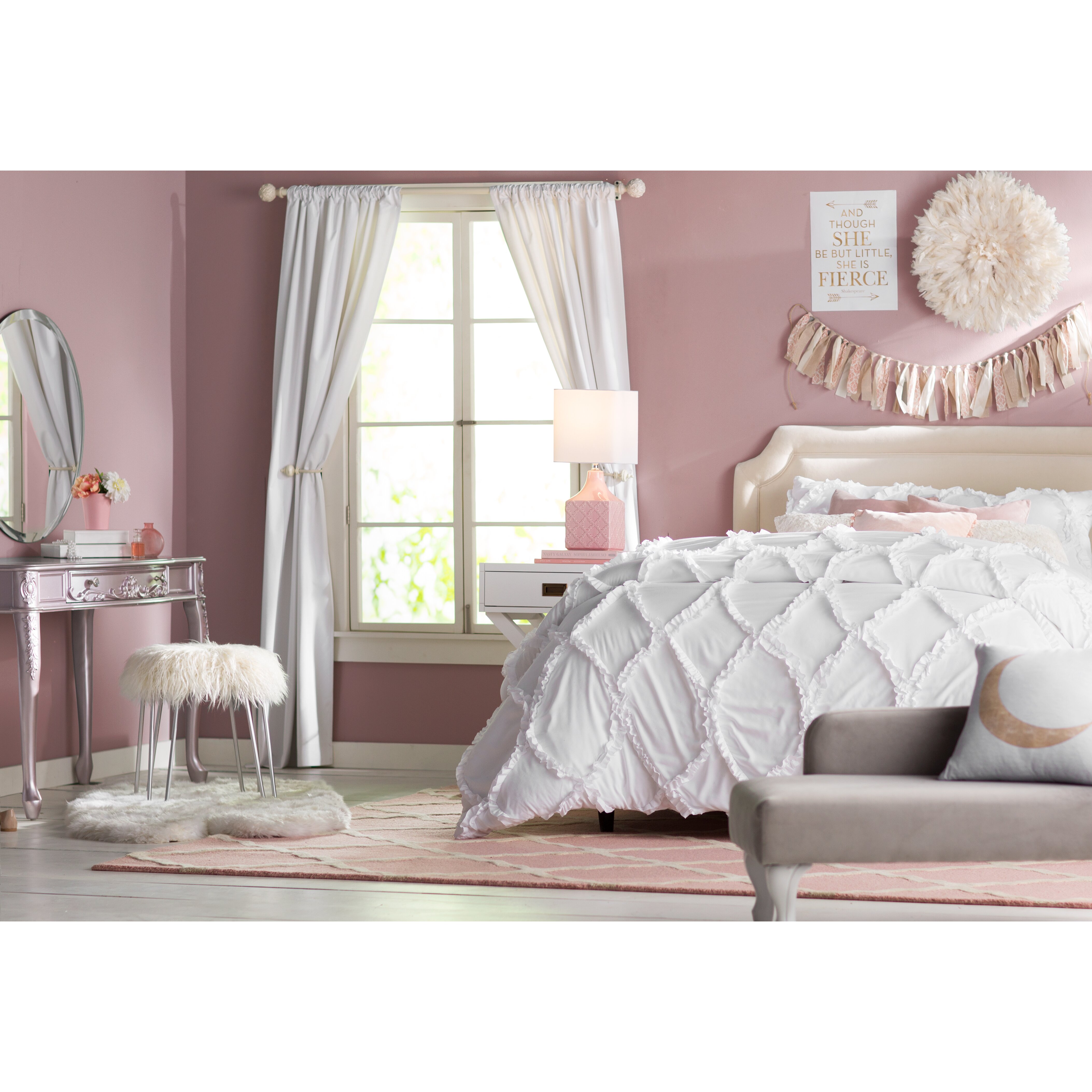 baby pink area rug