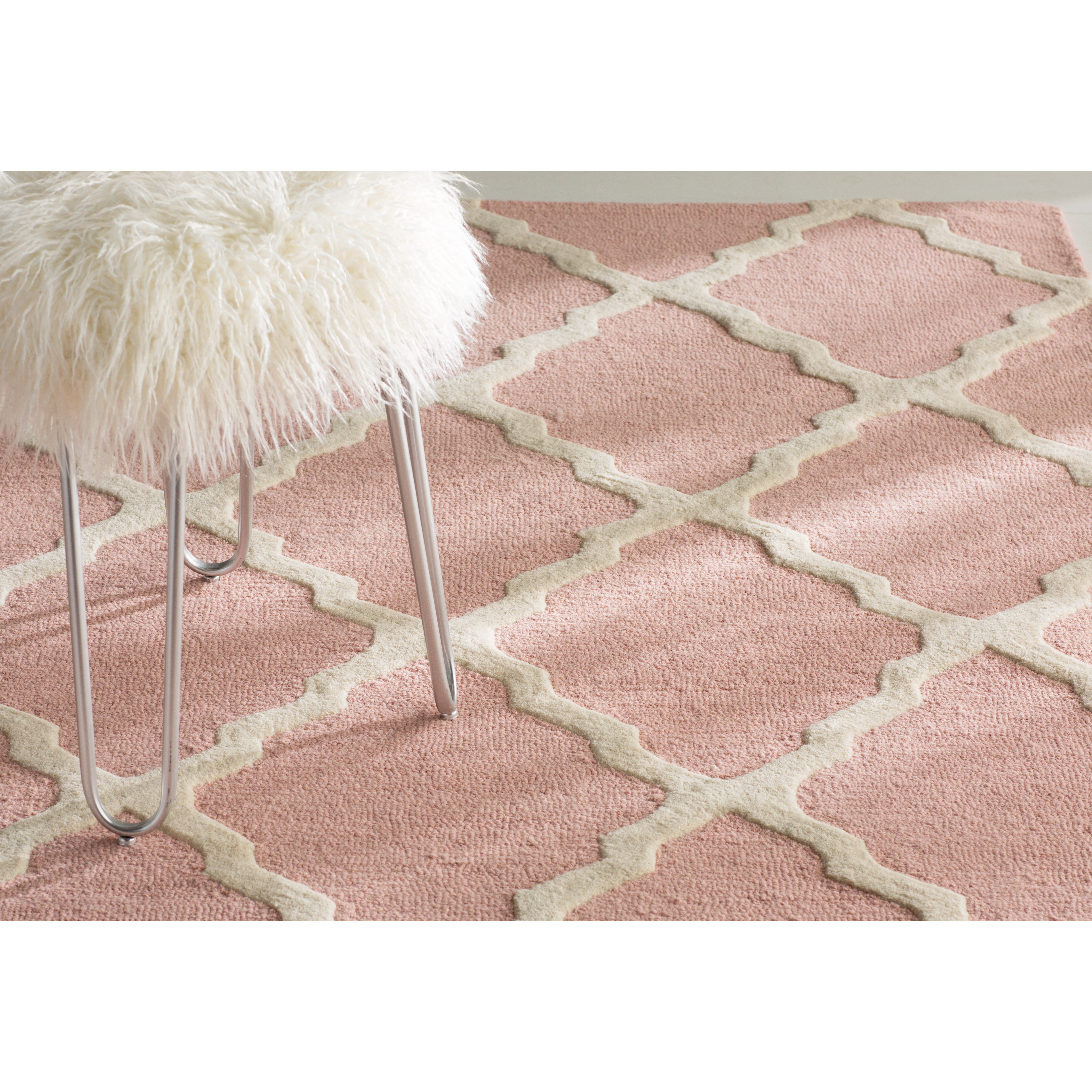 area rugs pink