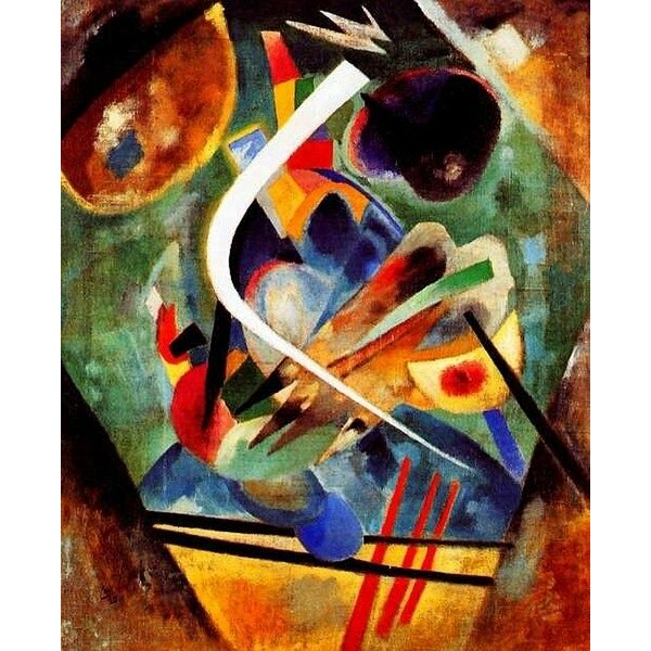 Magnolia Box Black And Violet Composition, 1920 By Wassily Kandinsky 