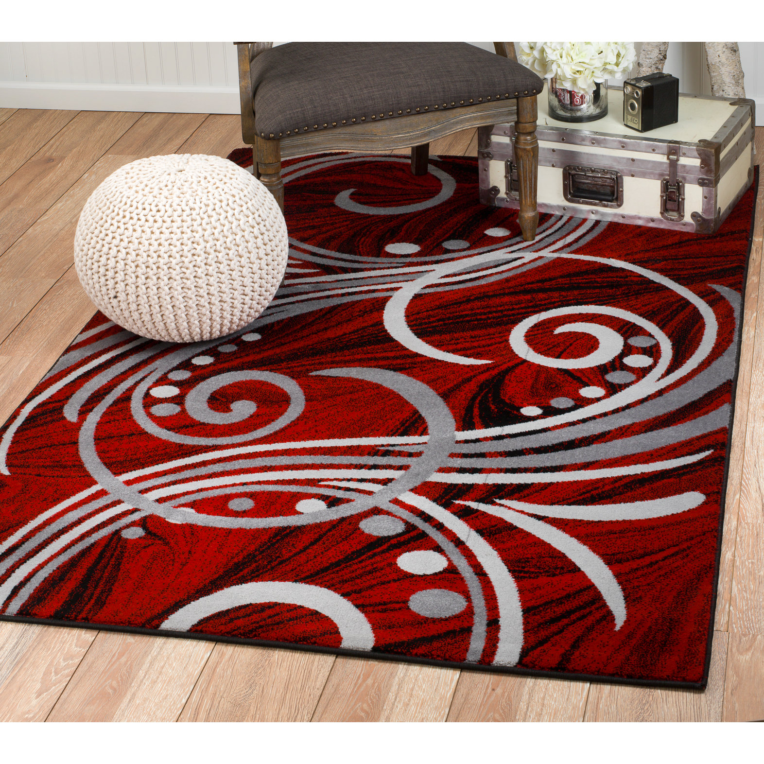 Rug and Decor Inc. Summit Red Area Rug & Reviews Wayfair.ca
